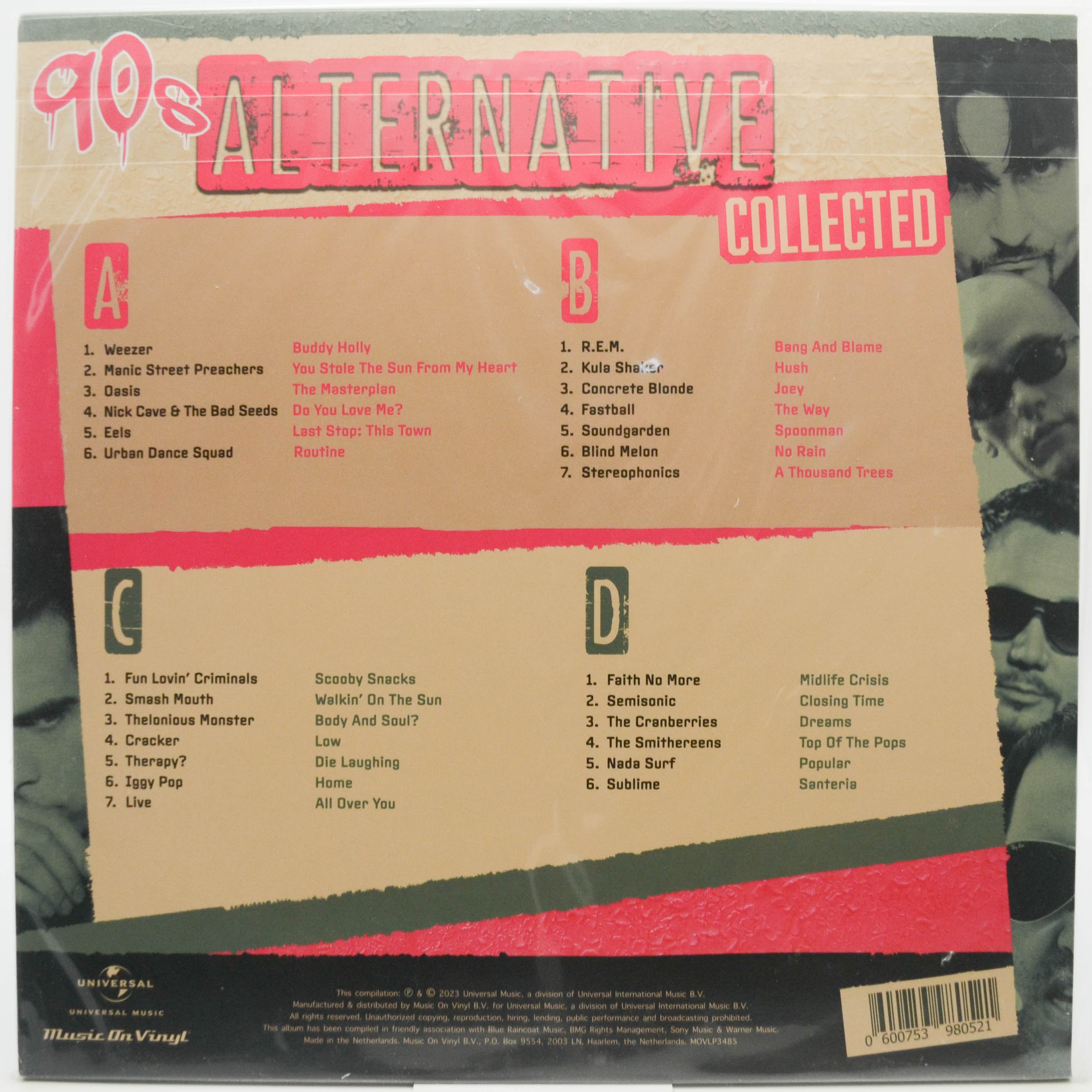 Various — 90's Alternative Collected (2LP), 2023