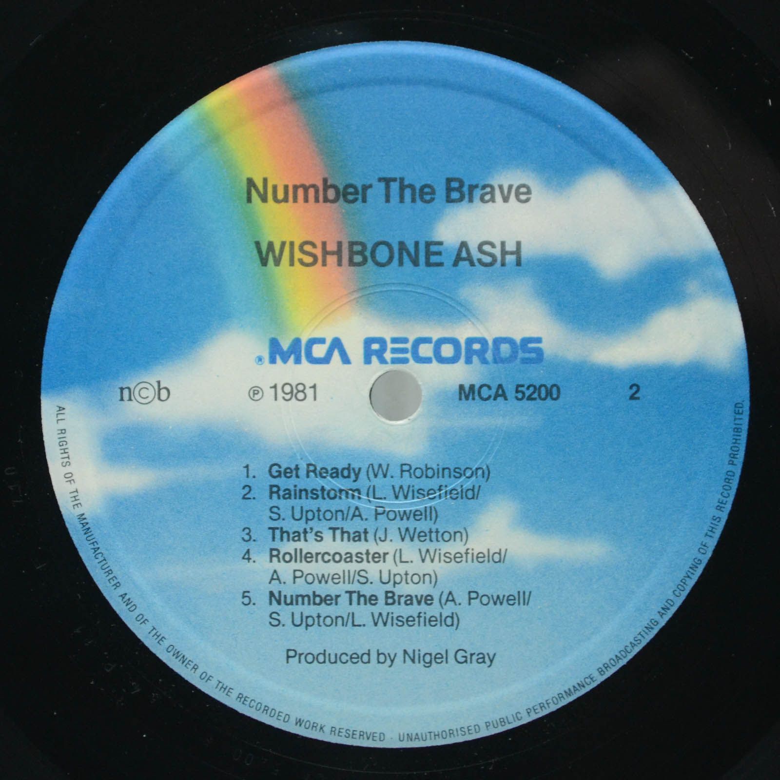 Виниловая пластинка Wishbone Ash — Number The Brave, 1981