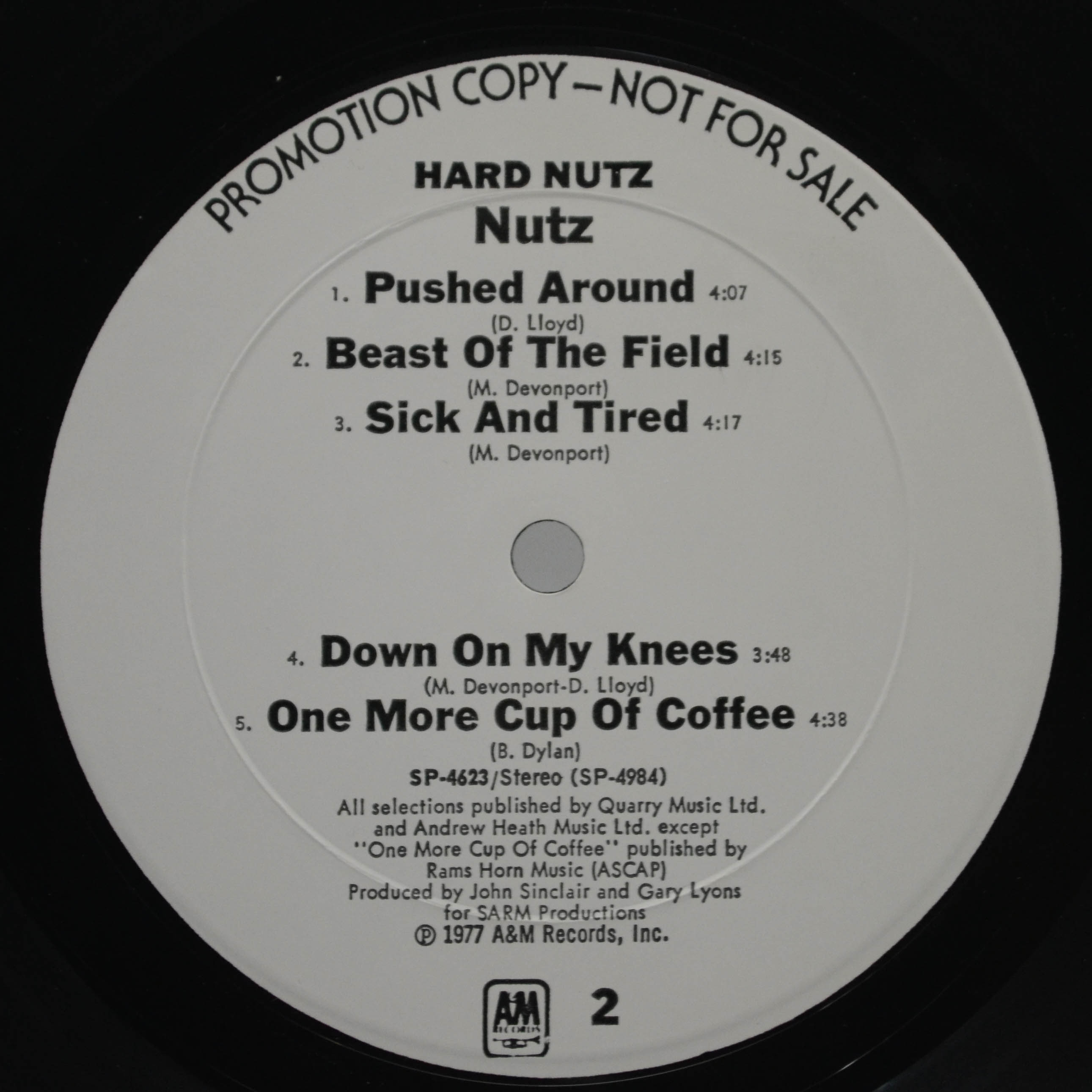 Виниловая пластинка Nutz — Hard Nutz (USA), 1977