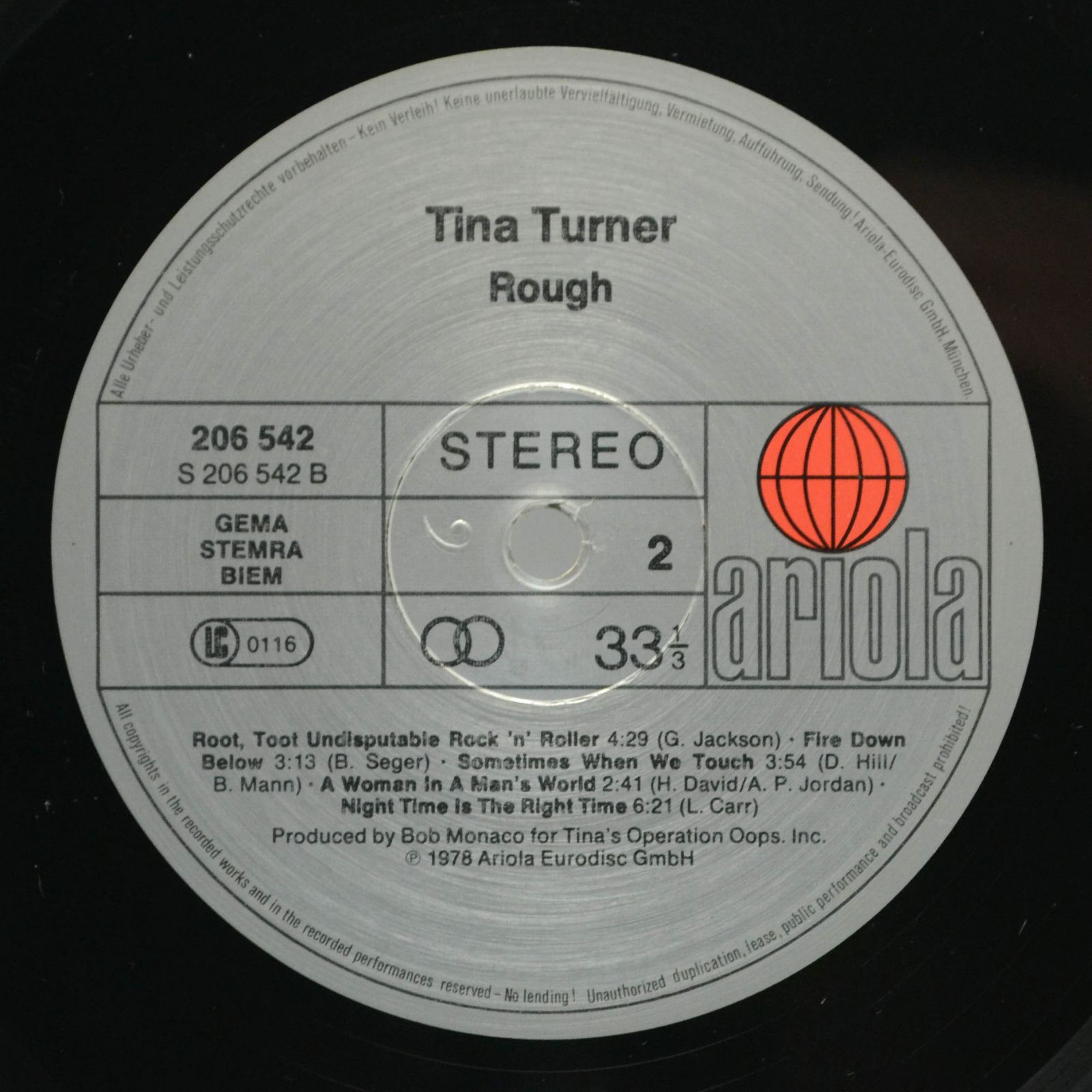 Tina Turner — Rough, 1978