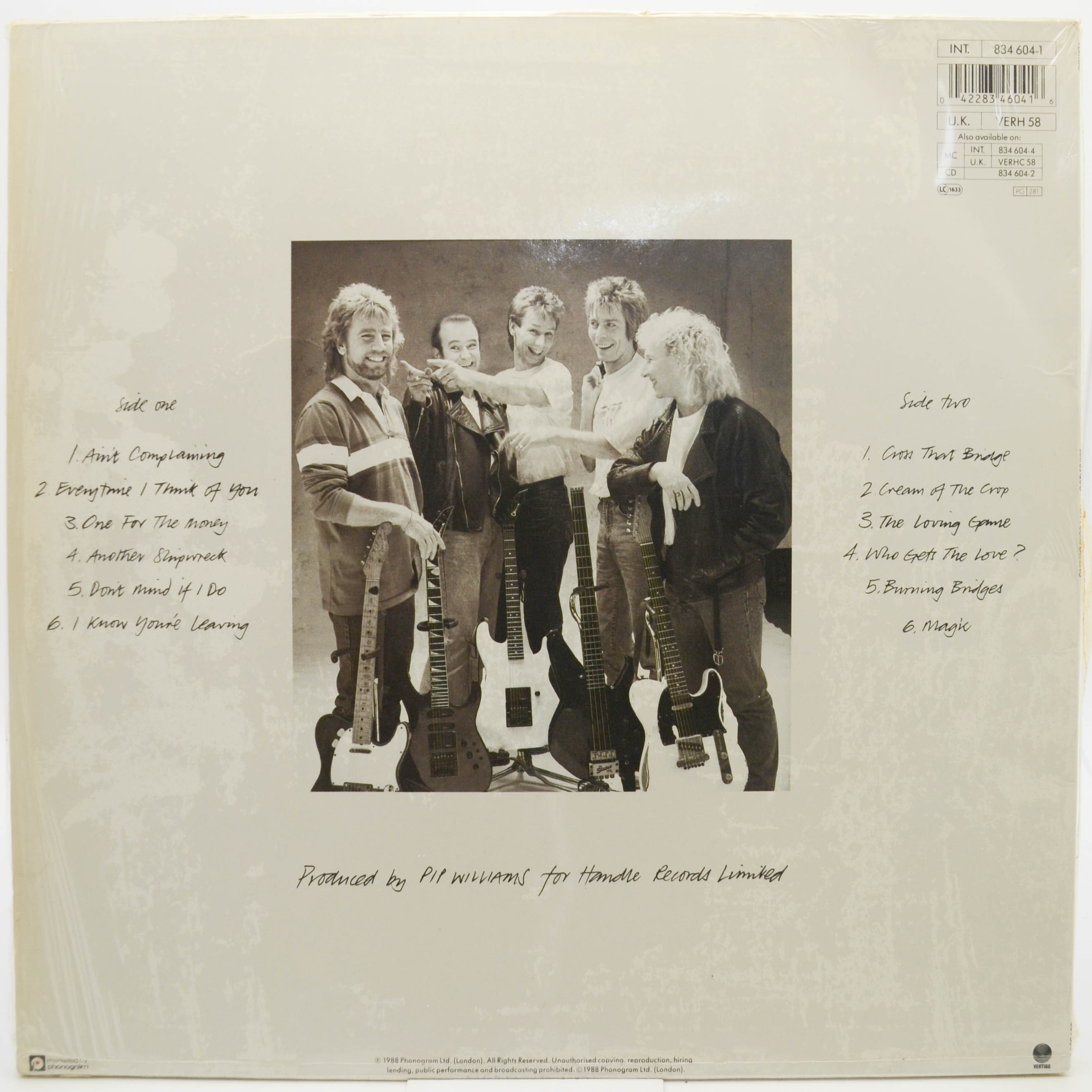 Виниловая пластинка Status Quo — Ain't Complaining, 1988