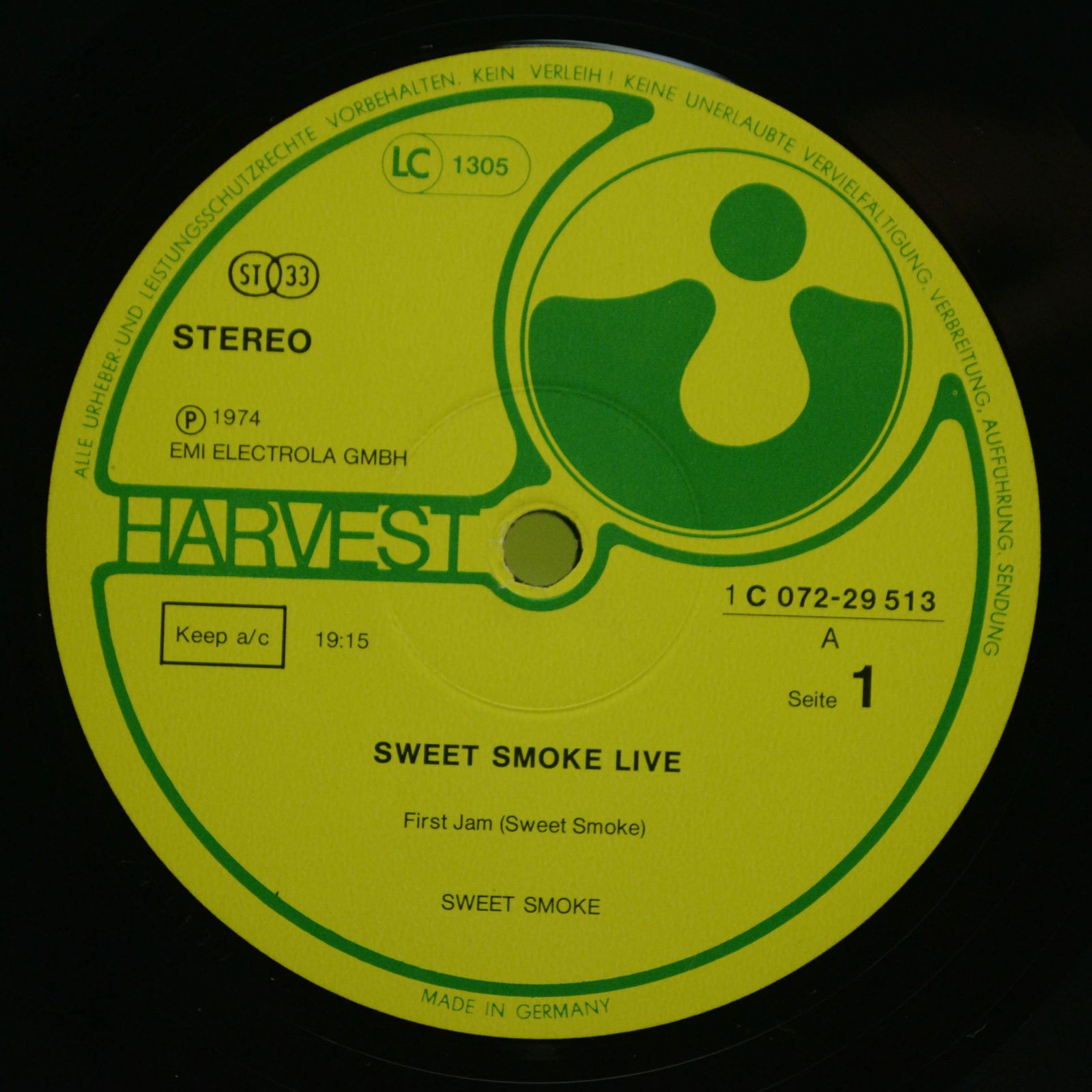 Виниловая пластинка Sweet Smoke — Sweet Smoke Live, 1974