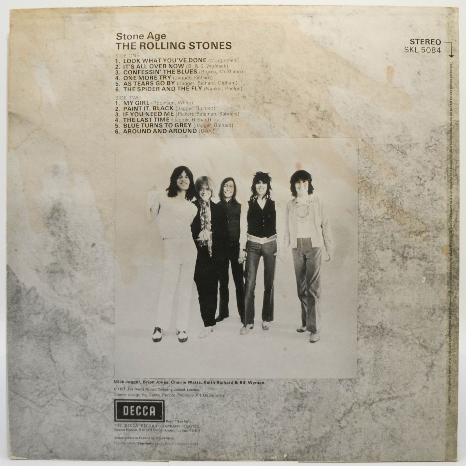 Rolling Stones — Stone Age (1-st, UK), 1971