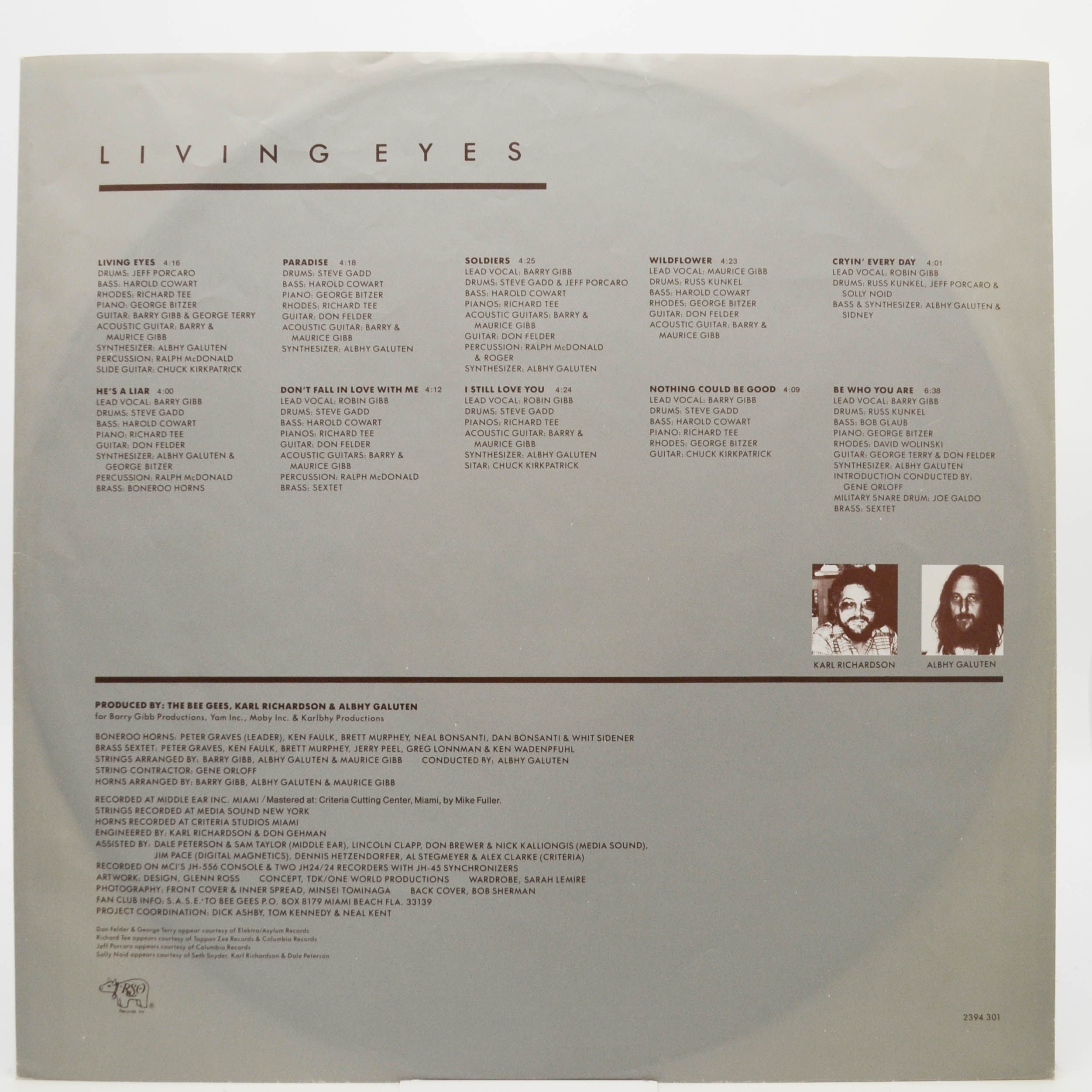 Bee Gees — Living Eyes, 1981