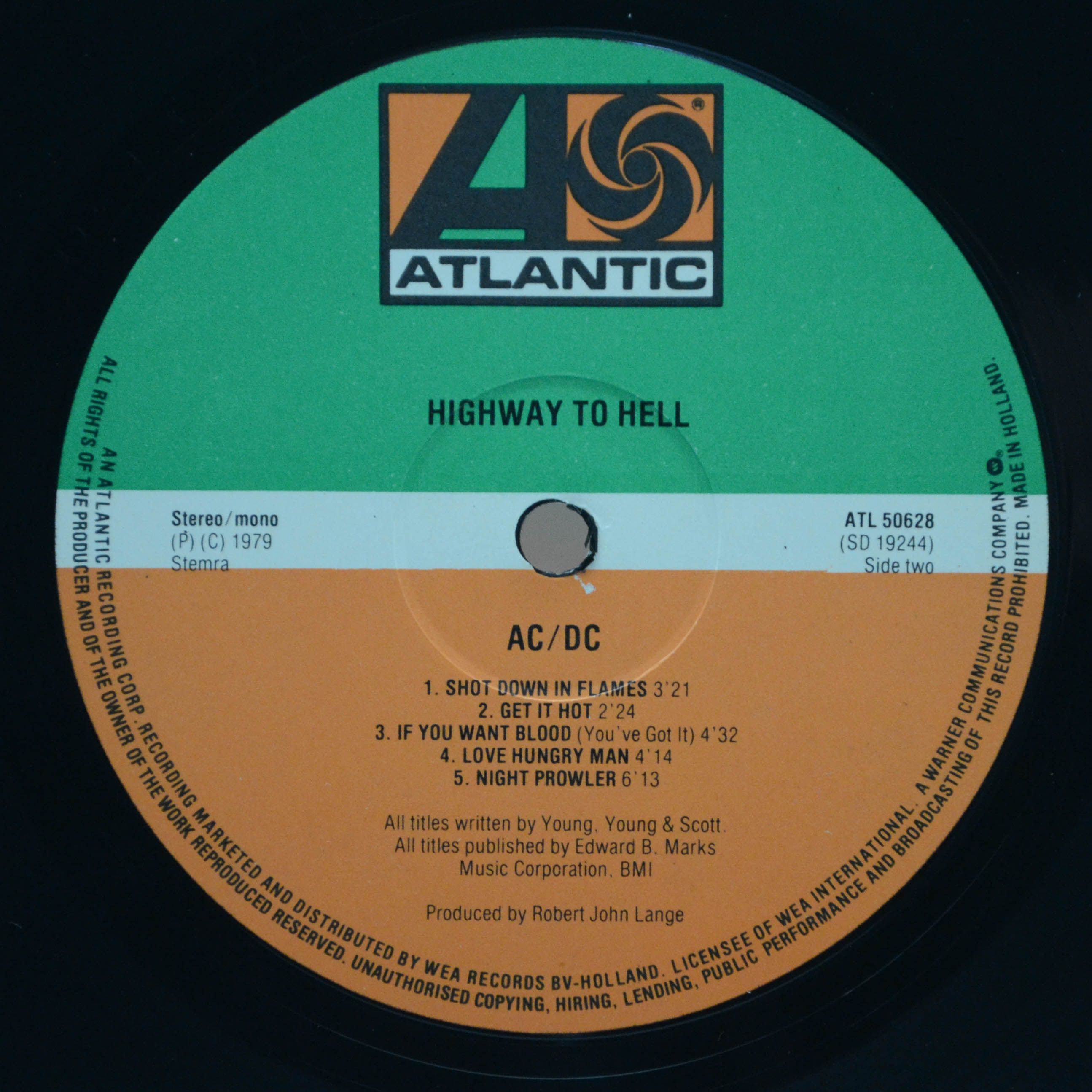 Виниловая пластинка AC/DC — Highway To Hell, 1979