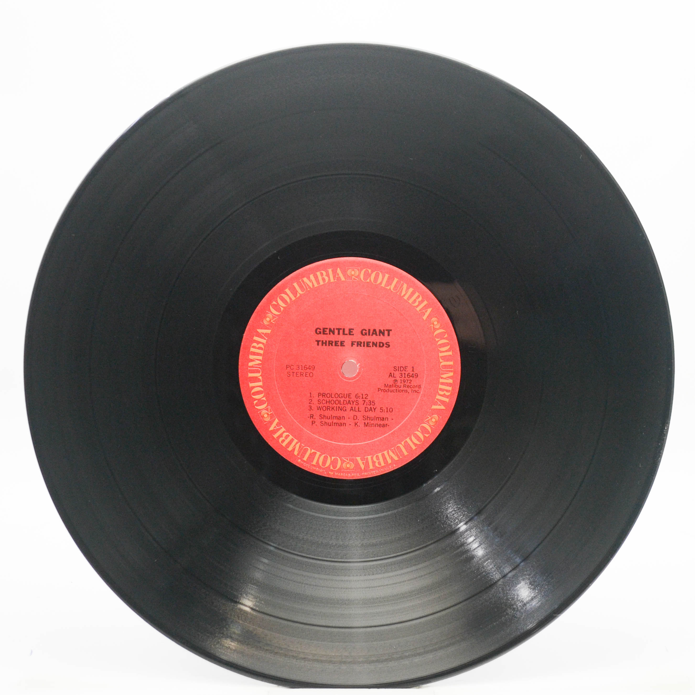 Gentle Giant — Three Friends (USA), 1972