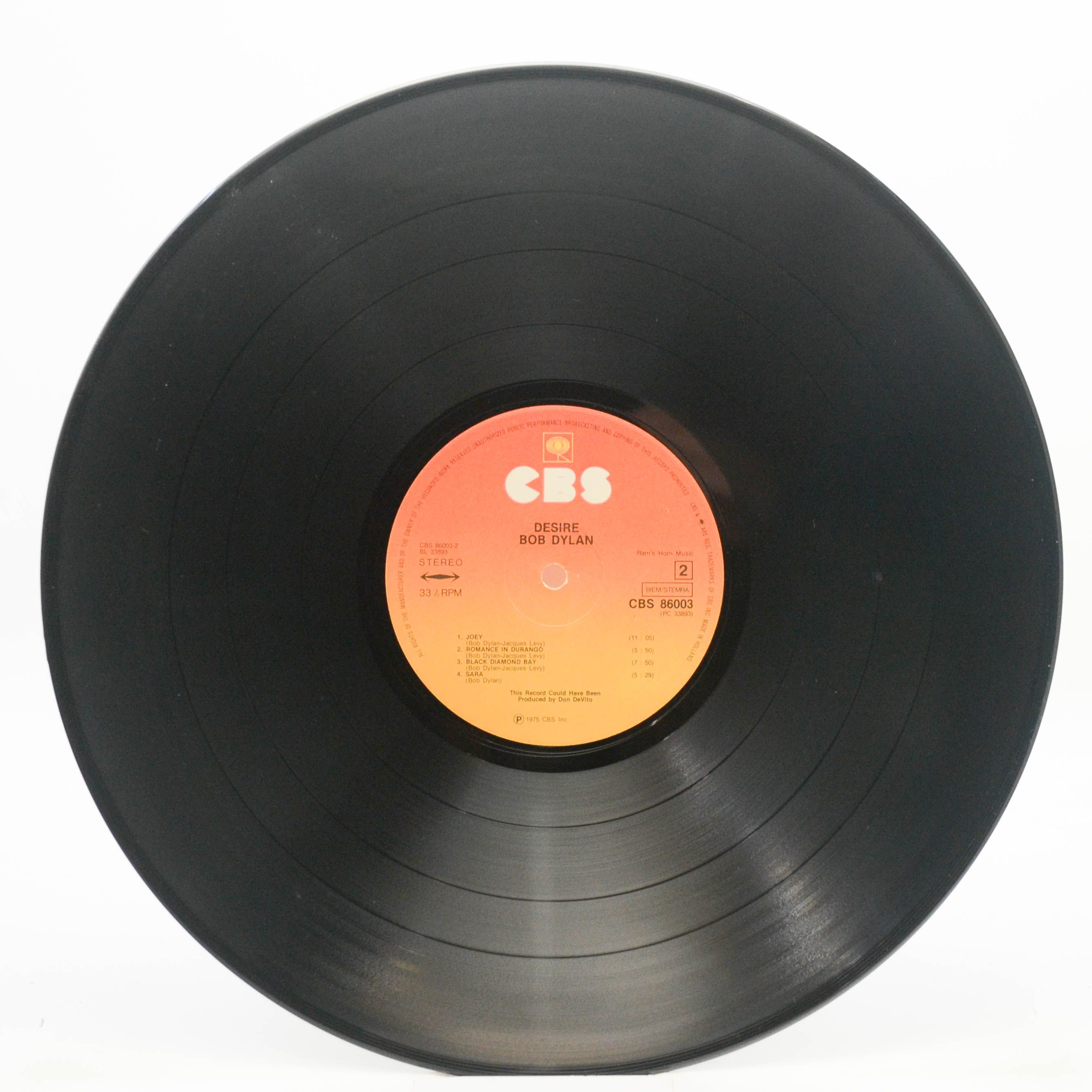 Bob Dylan — Desire, 1976