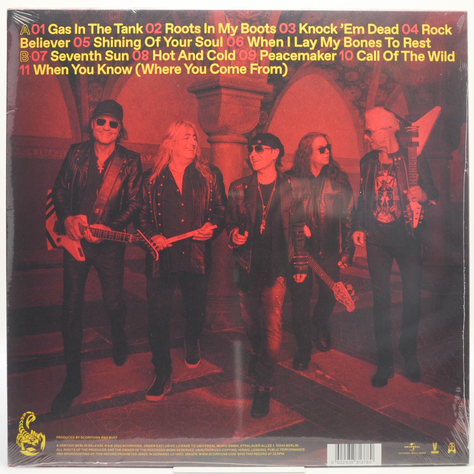 Виниловая пластинка Scorpions — Rock Believer, 2022