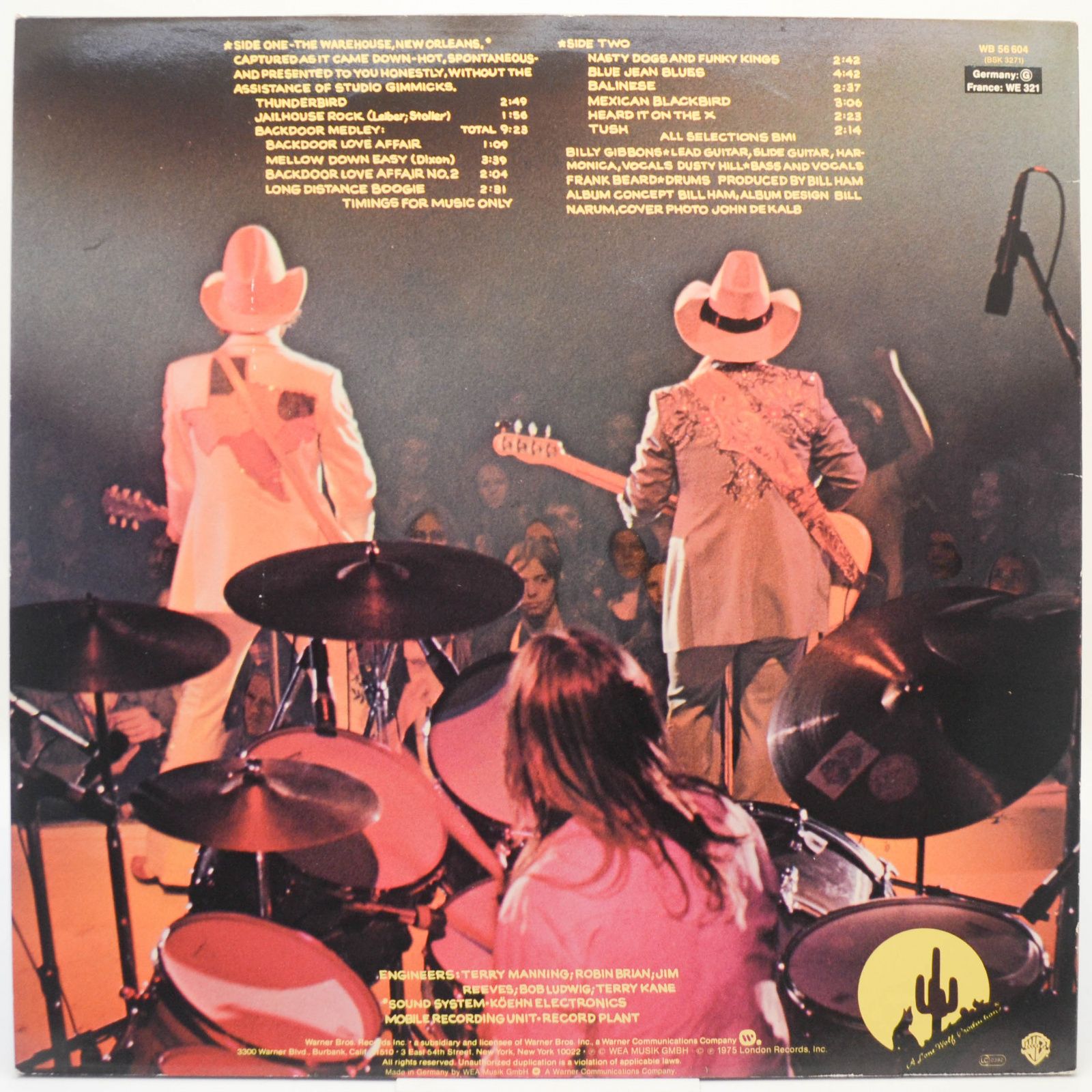 ZZ Top — Fandango!, 1975