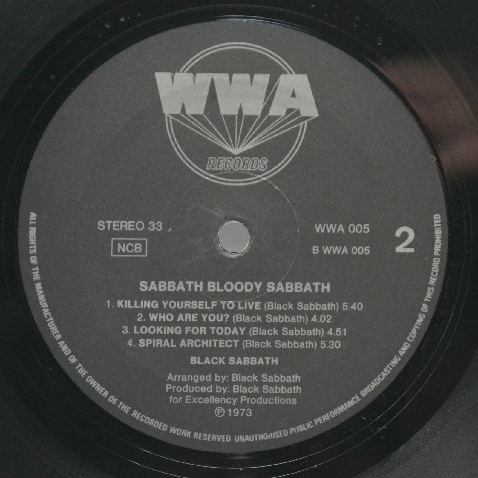 Black Sabbath — Sabbath Bloody Sabbath, 1973