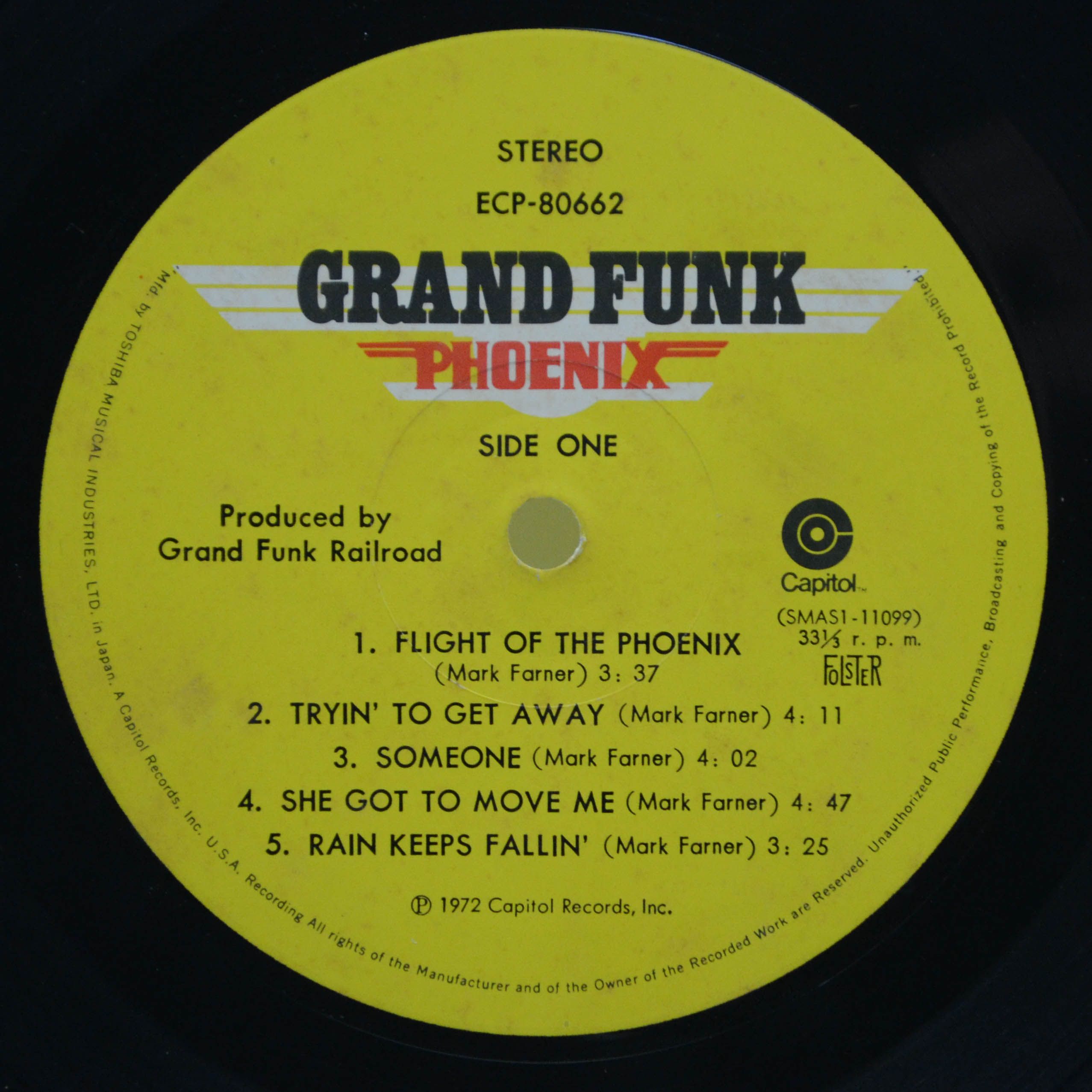 Виниловая пластинка Grand Funk — Phoenix, 1972