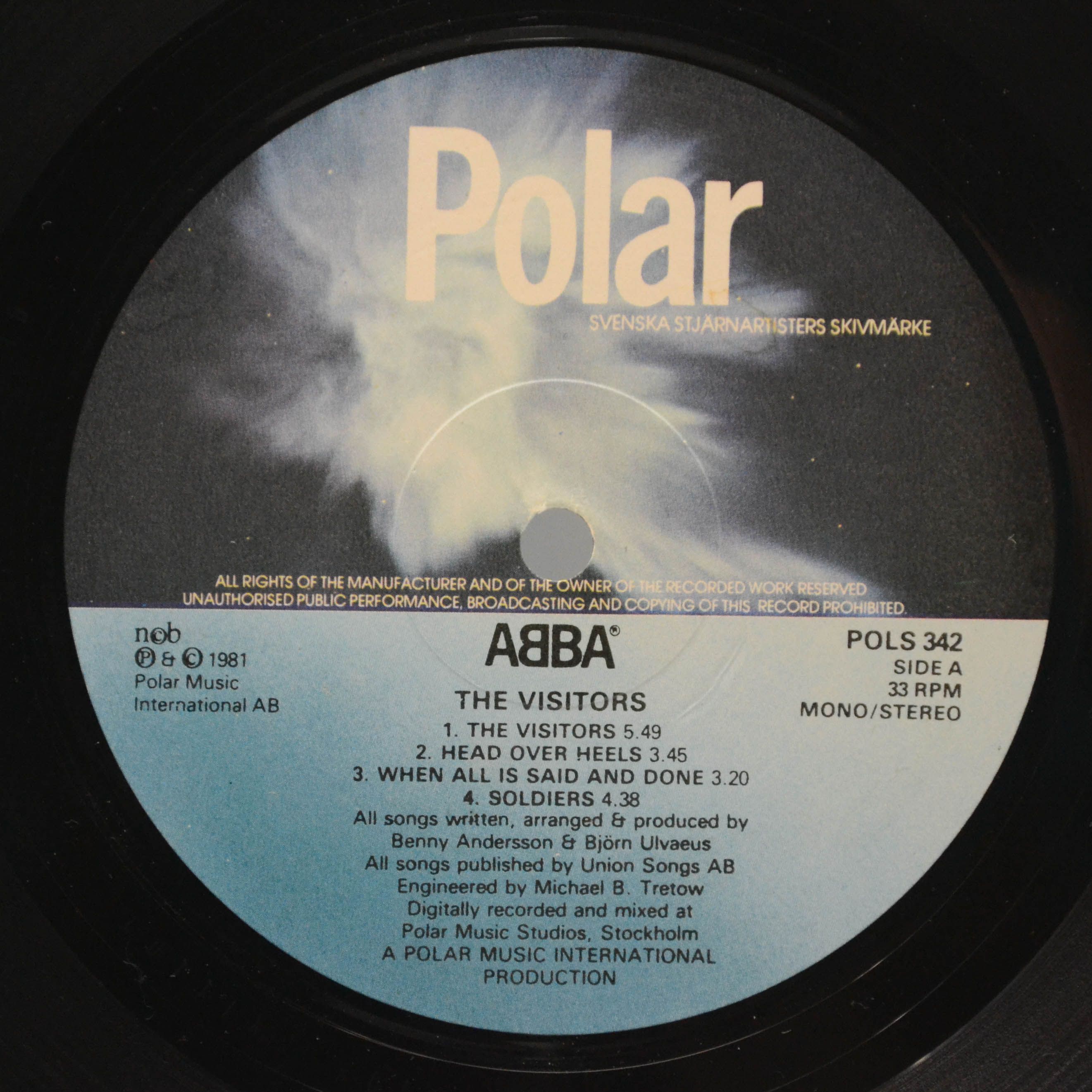 ABBA — The Visitors (1-st, Sweden), 1981