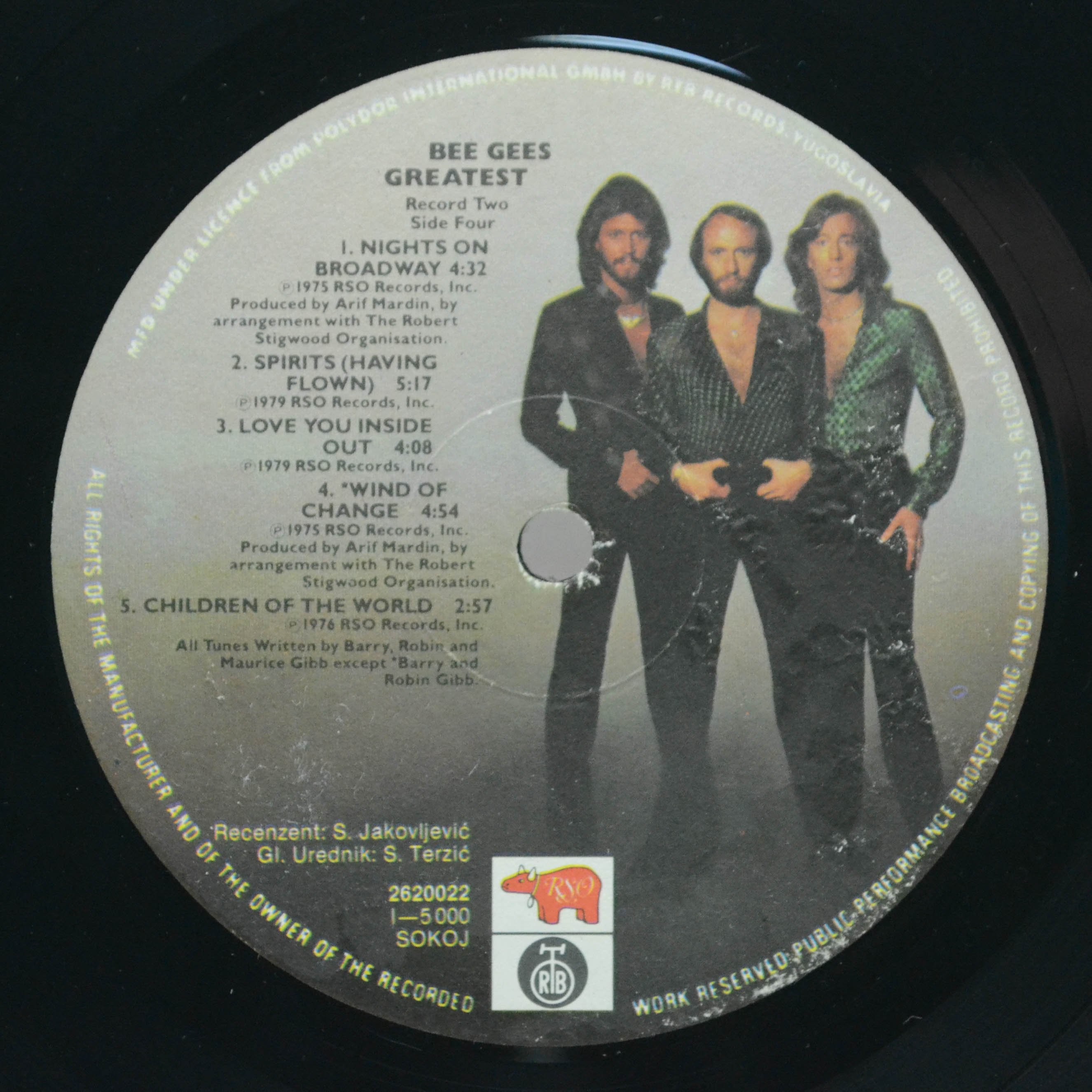 Bee Gees — Greatest (2LP), 1980