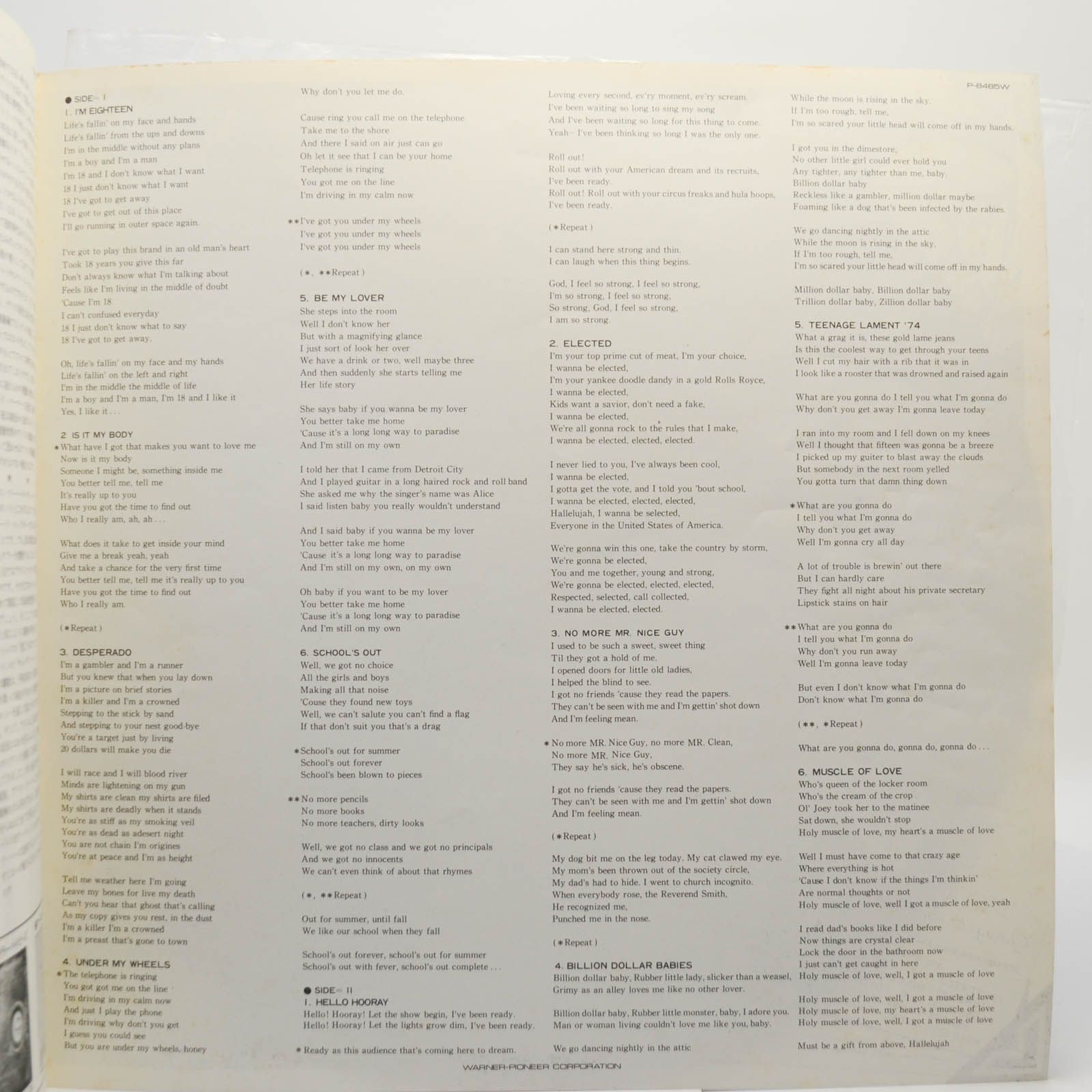 Alice Cooper — Alice Cooper's Greatest Hits, 1974