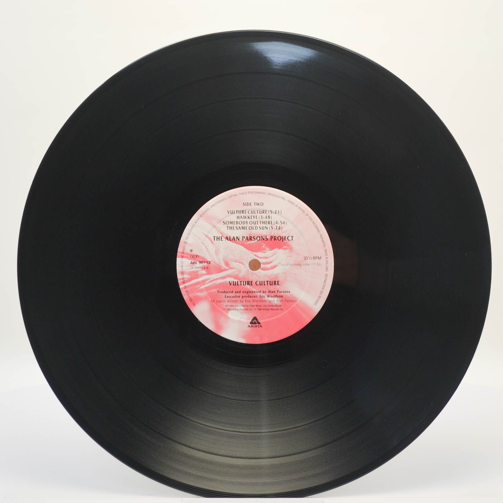 Виниловая пластинка Alan Parsons Project — Vulture Culture, 1985
