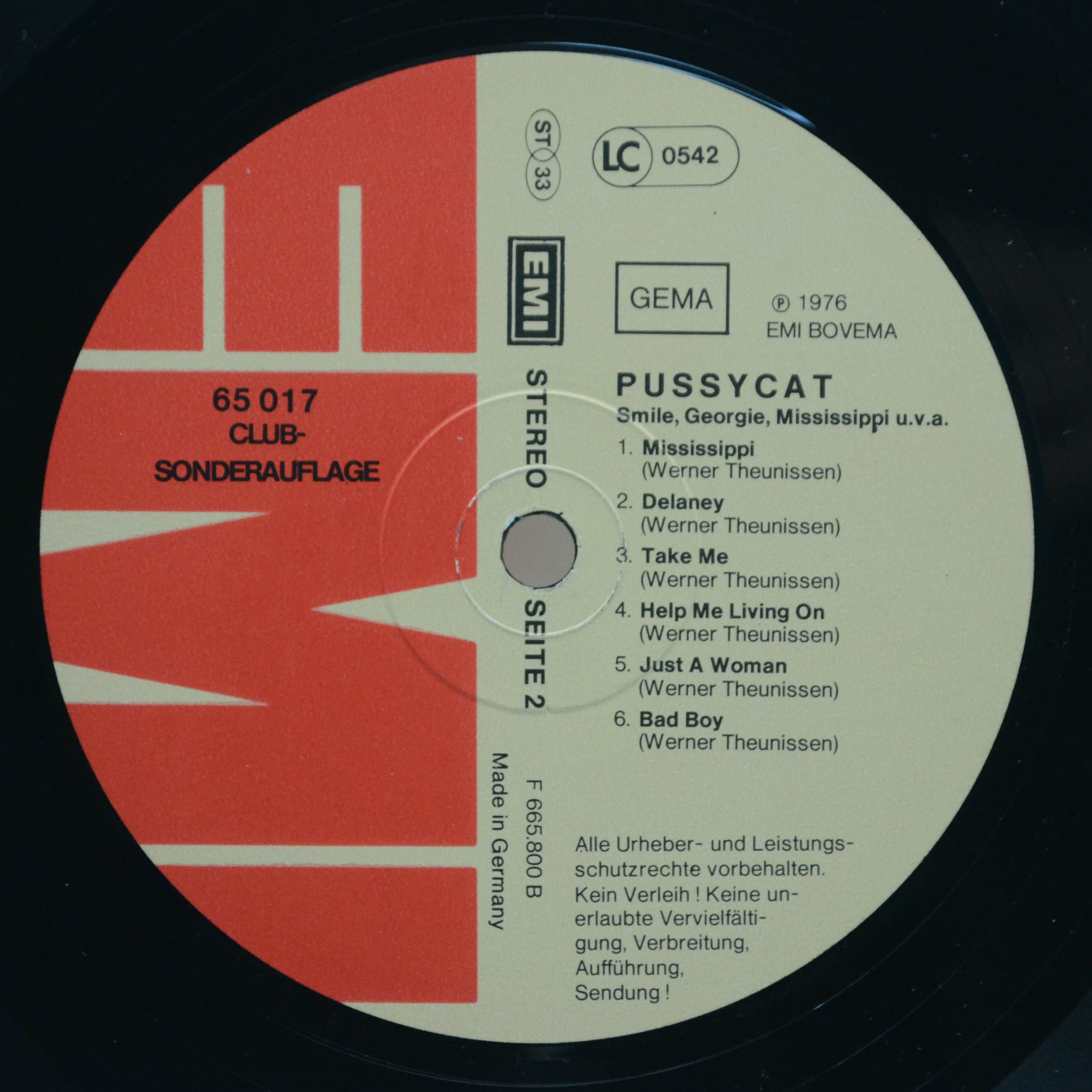 Pussycat — Smile • Georgie • Mississippi U.v.a., 1976