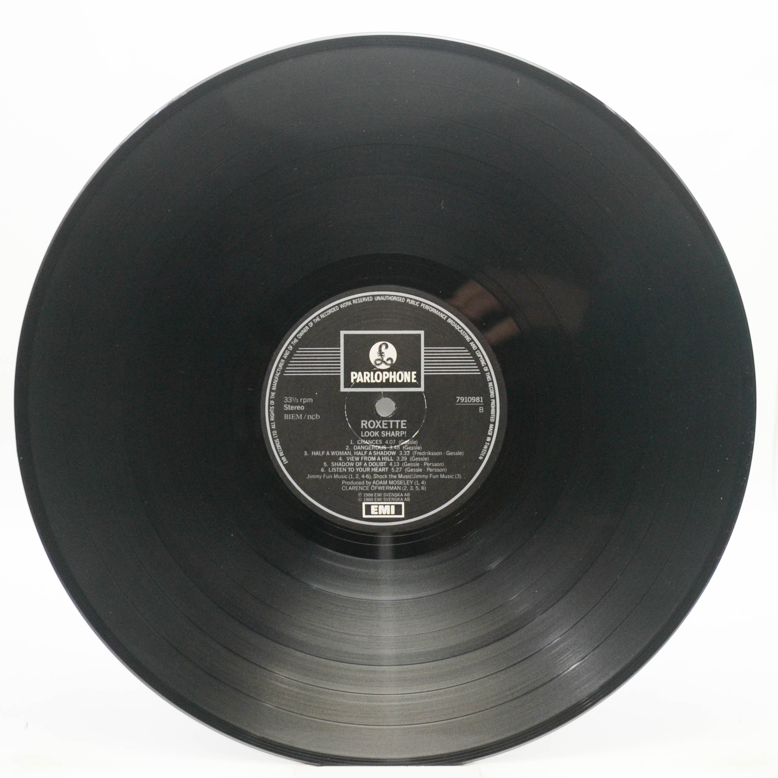 Roxette — Look Sharp! (1-st, Sweden), 1988