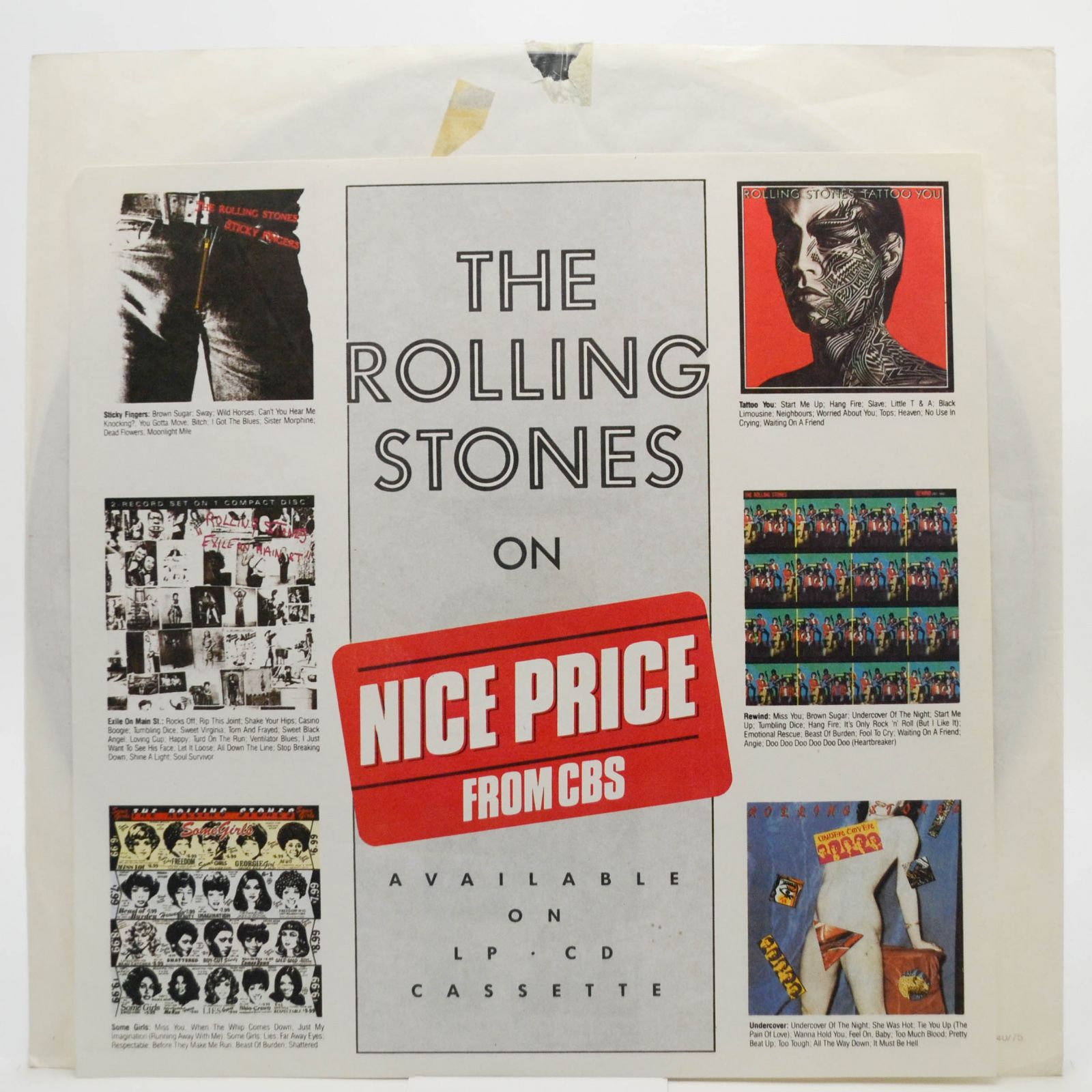 Rolling Stones — Steel Wheels, 1990