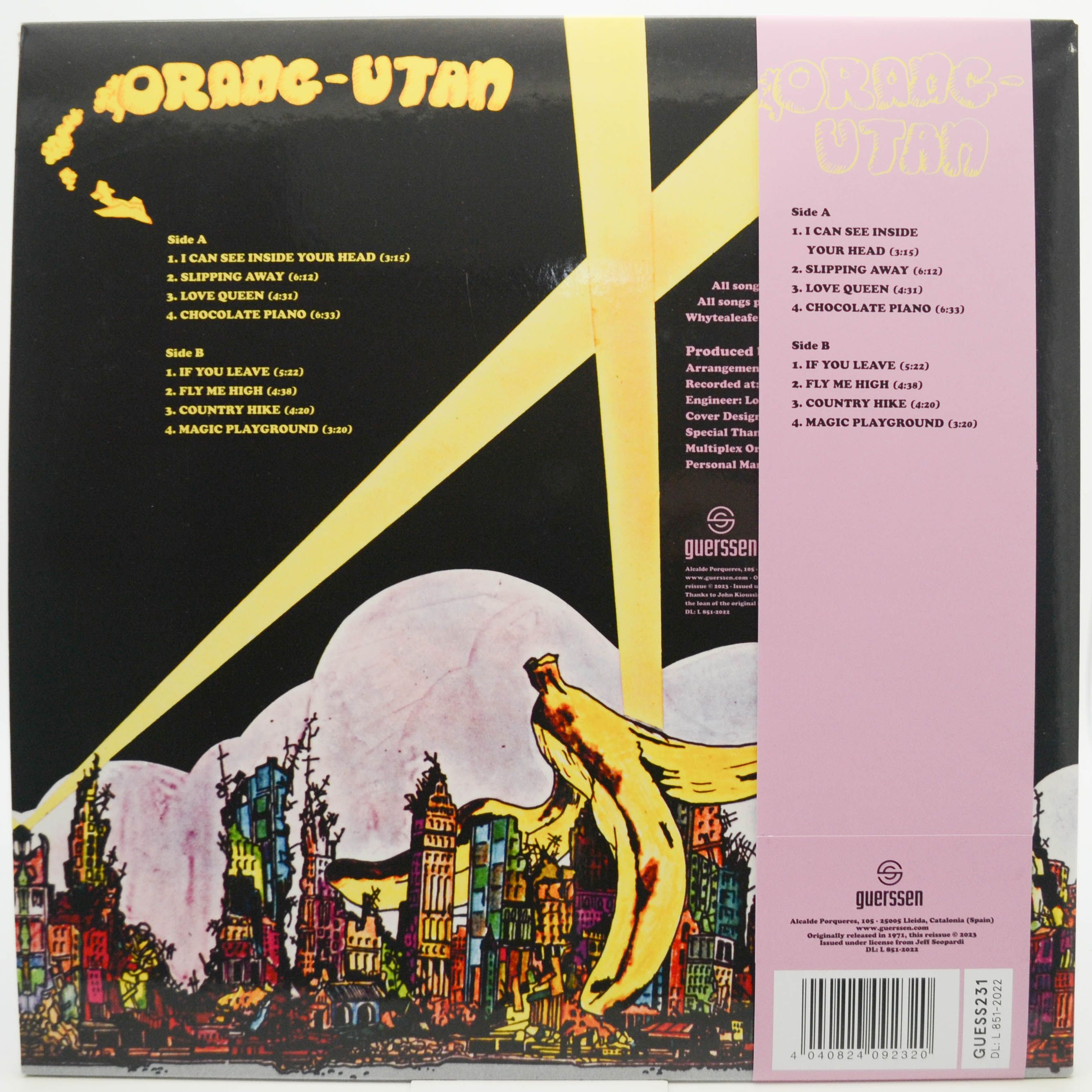 Виниловая пластинка Orang-Utan — Orang-Utan, 1971