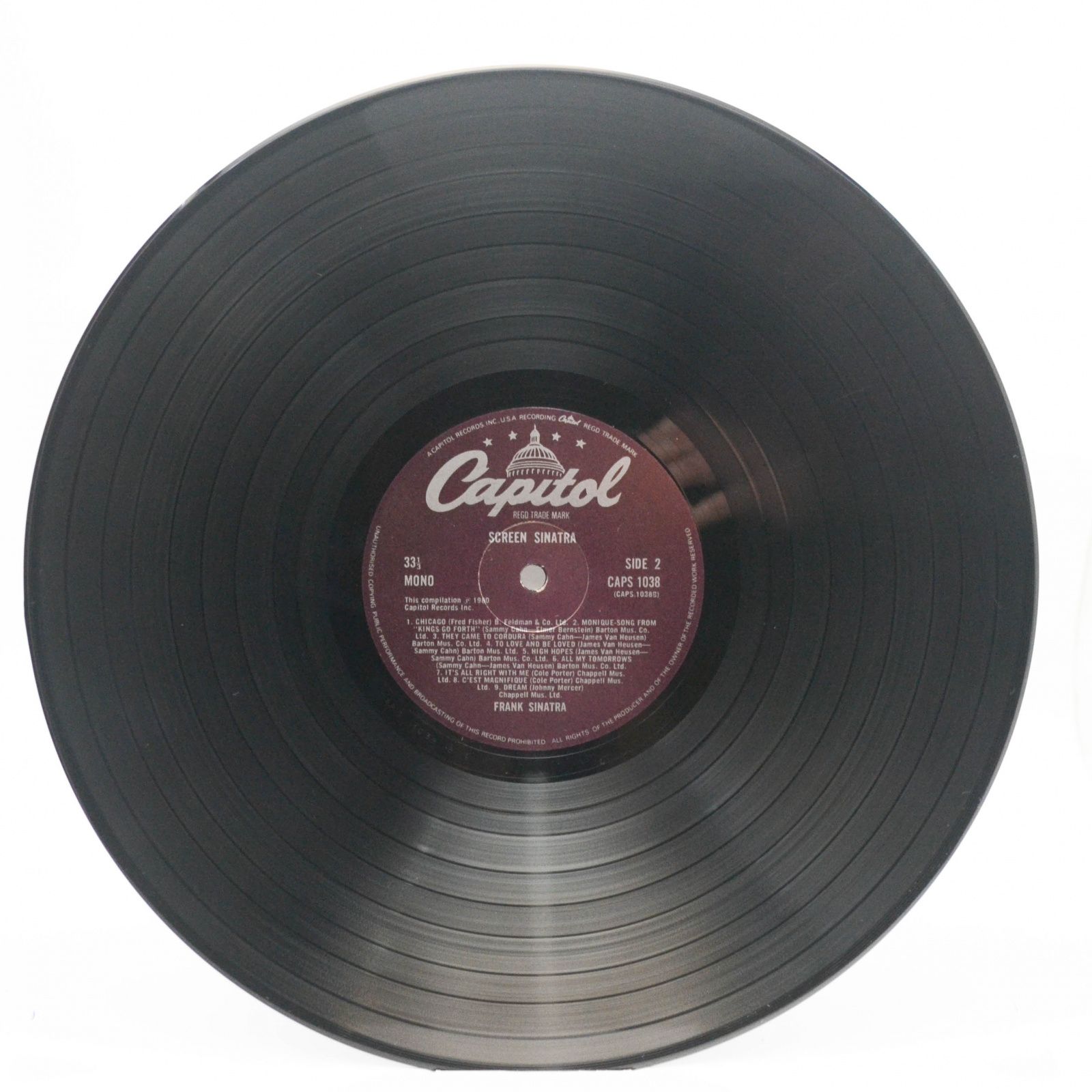 Frank Sinatra — Screen Sinatra (UK), 1980