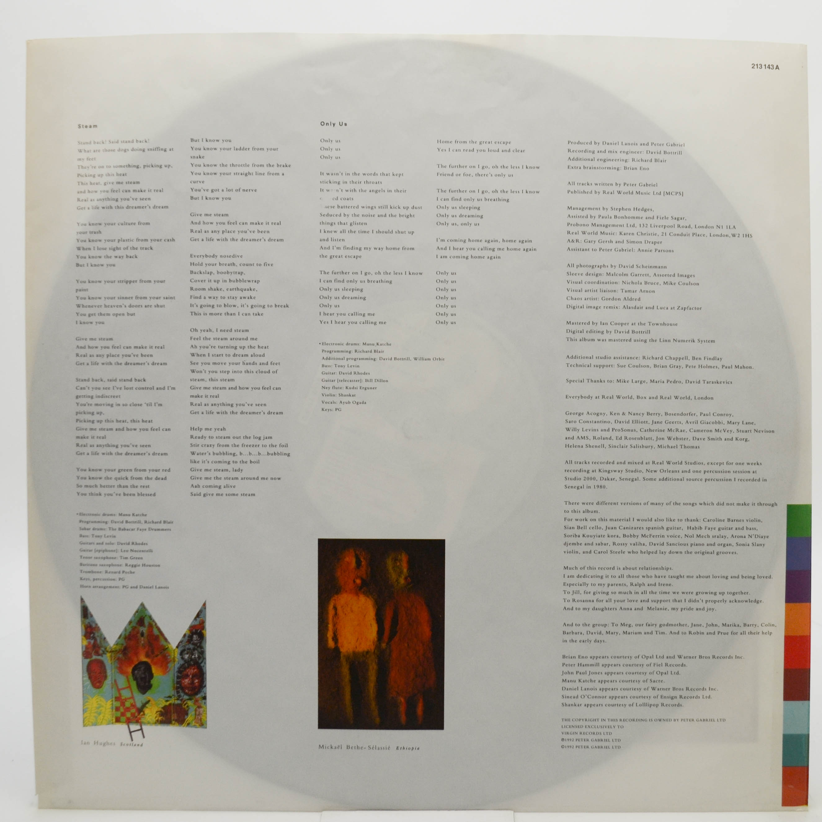 Peter Gabriel — Us (2LP), 1992