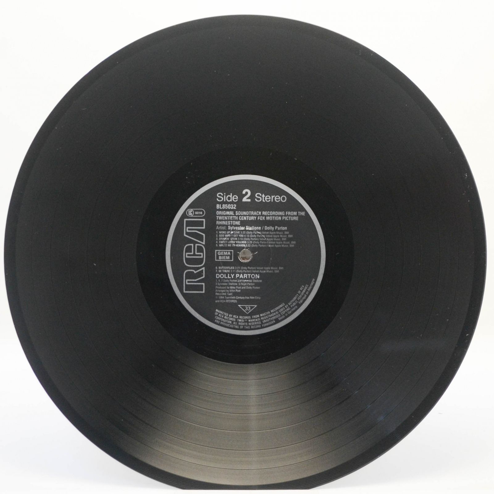 Various — Rhinestone - Original Soundtrack, 1984