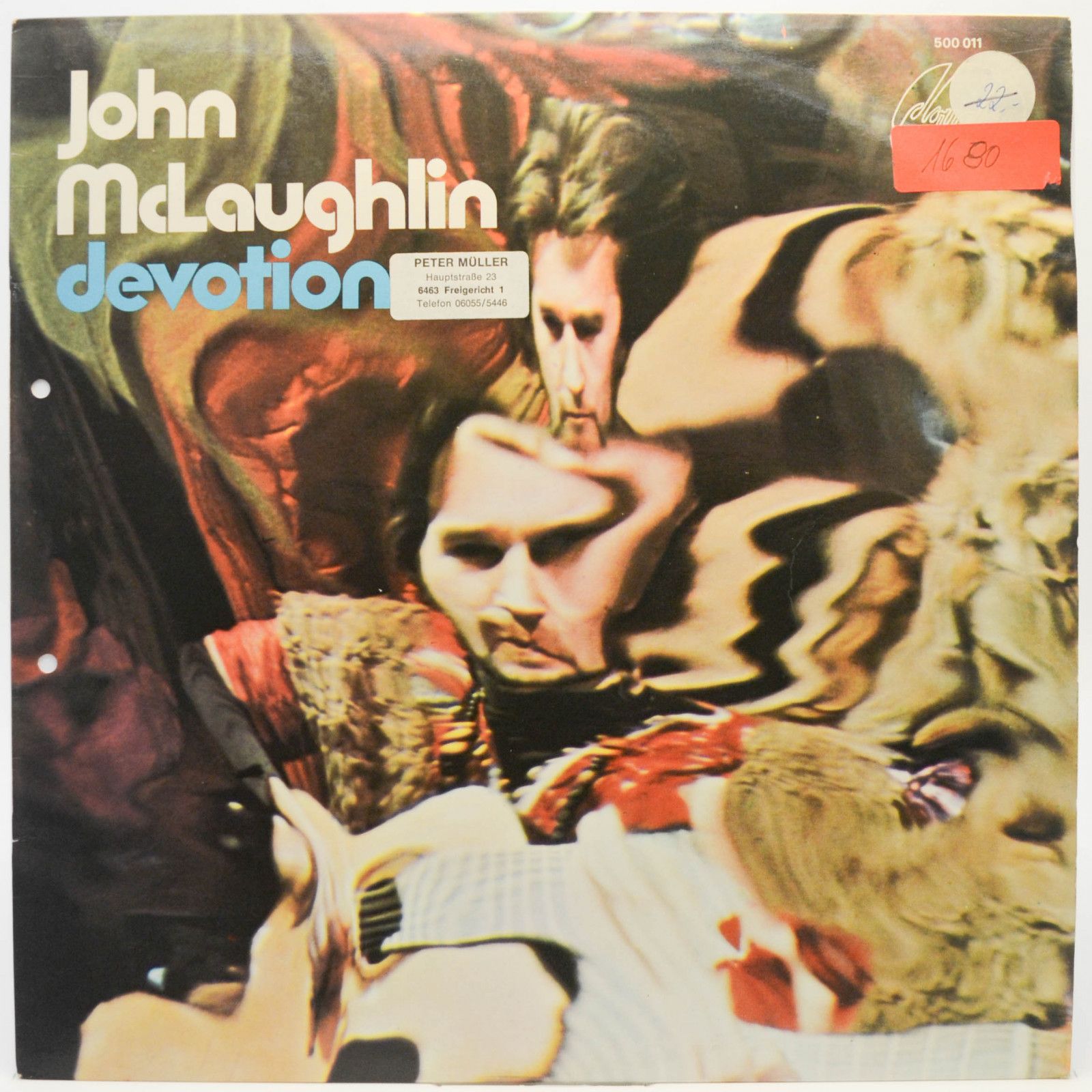Виниловая пластинка John McLaughlin — Devotion, 1970