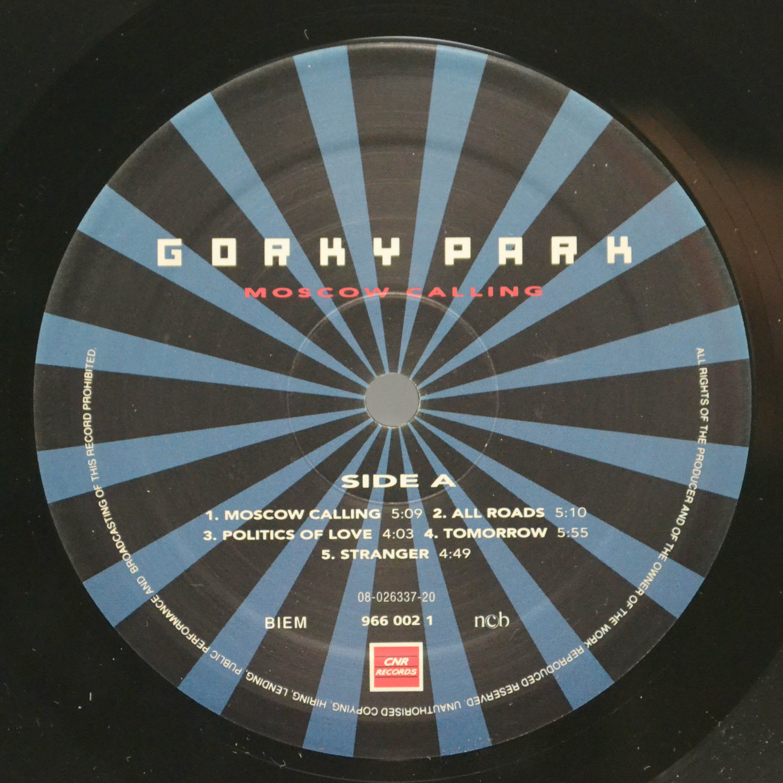 Виниловая пластинка Gorky Park — Moscow Calling, 1992