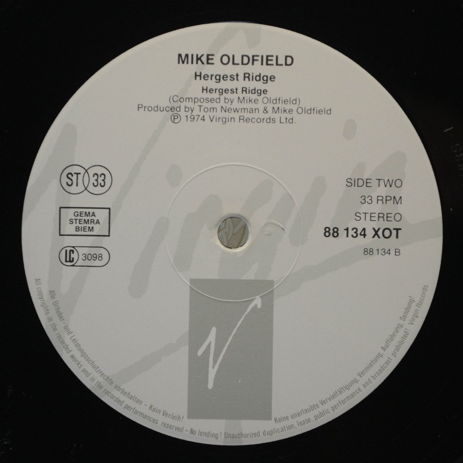 Mike Oldfield — Hergest Ridge, 1974