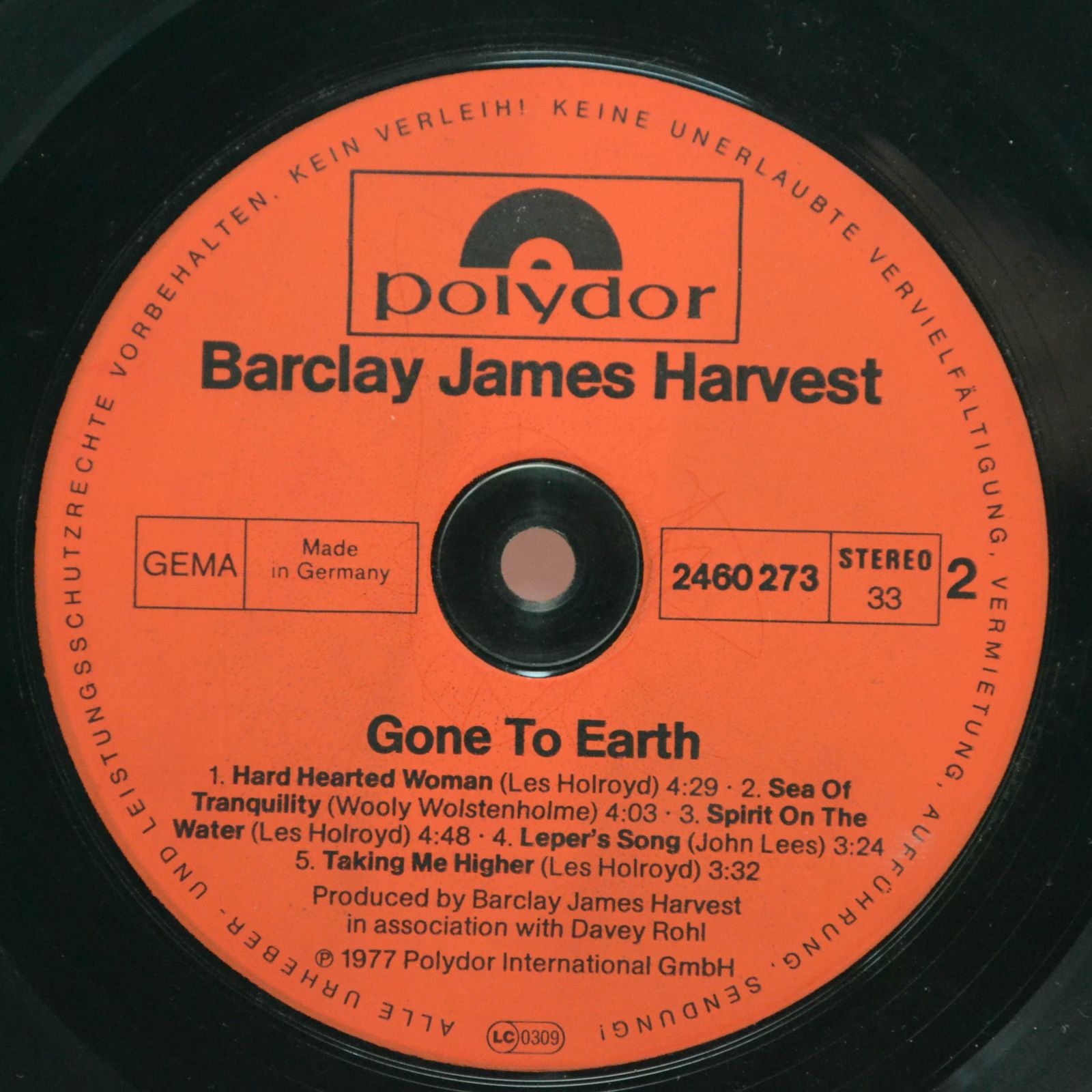 Виниловая пластинка Barclay James Harvest — Gone To Earth, 1977