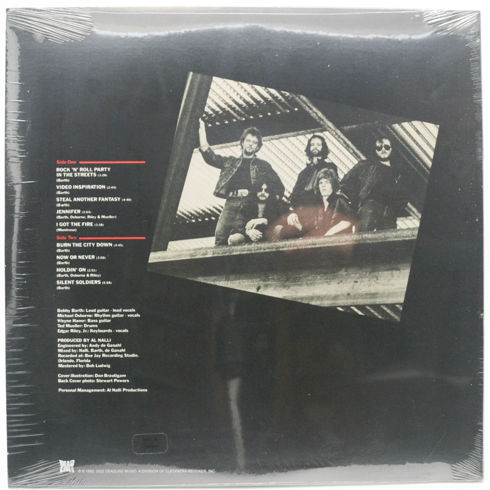 Axe — Offering (USA), 1982