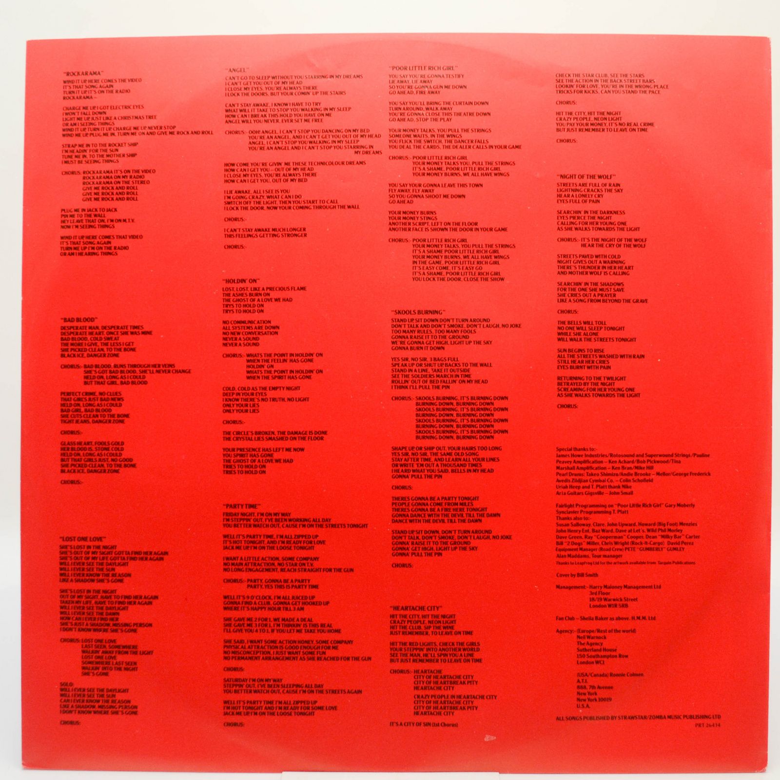 Uriah Heep — Equator, 1985