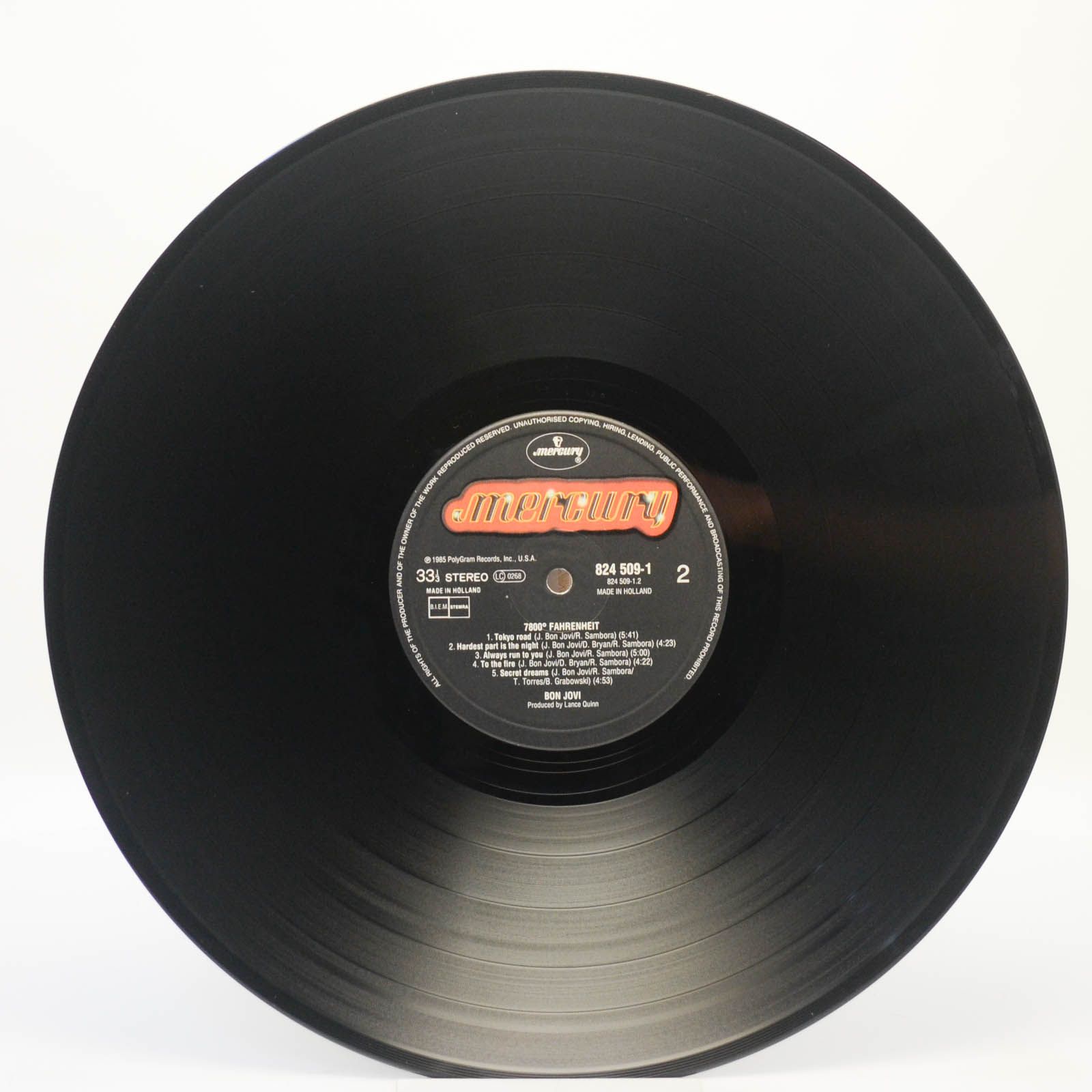 Bon Jovi — 7800° Fahrenheit, 1985