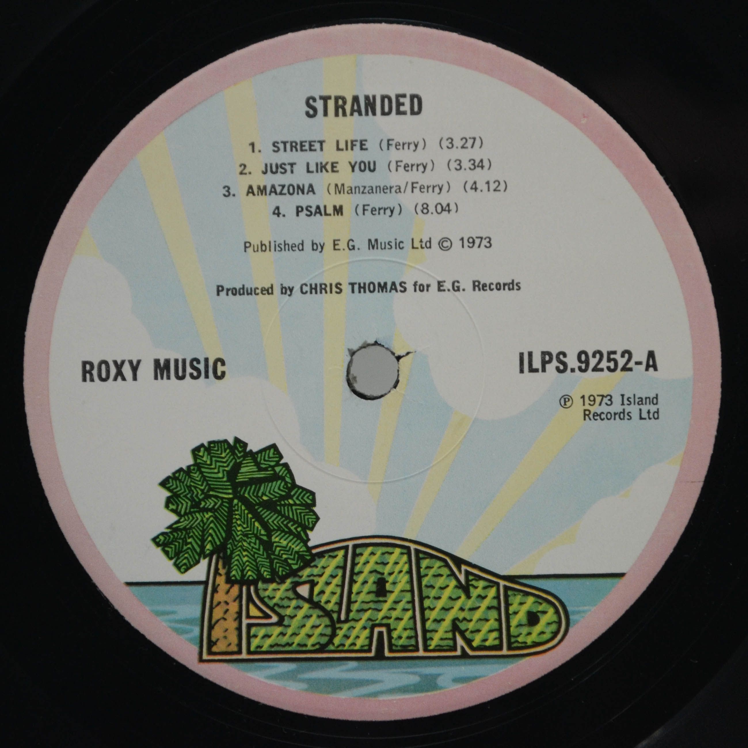 Виниловая пластинка Roxy Music — Stranded (1-st, UK), 1973