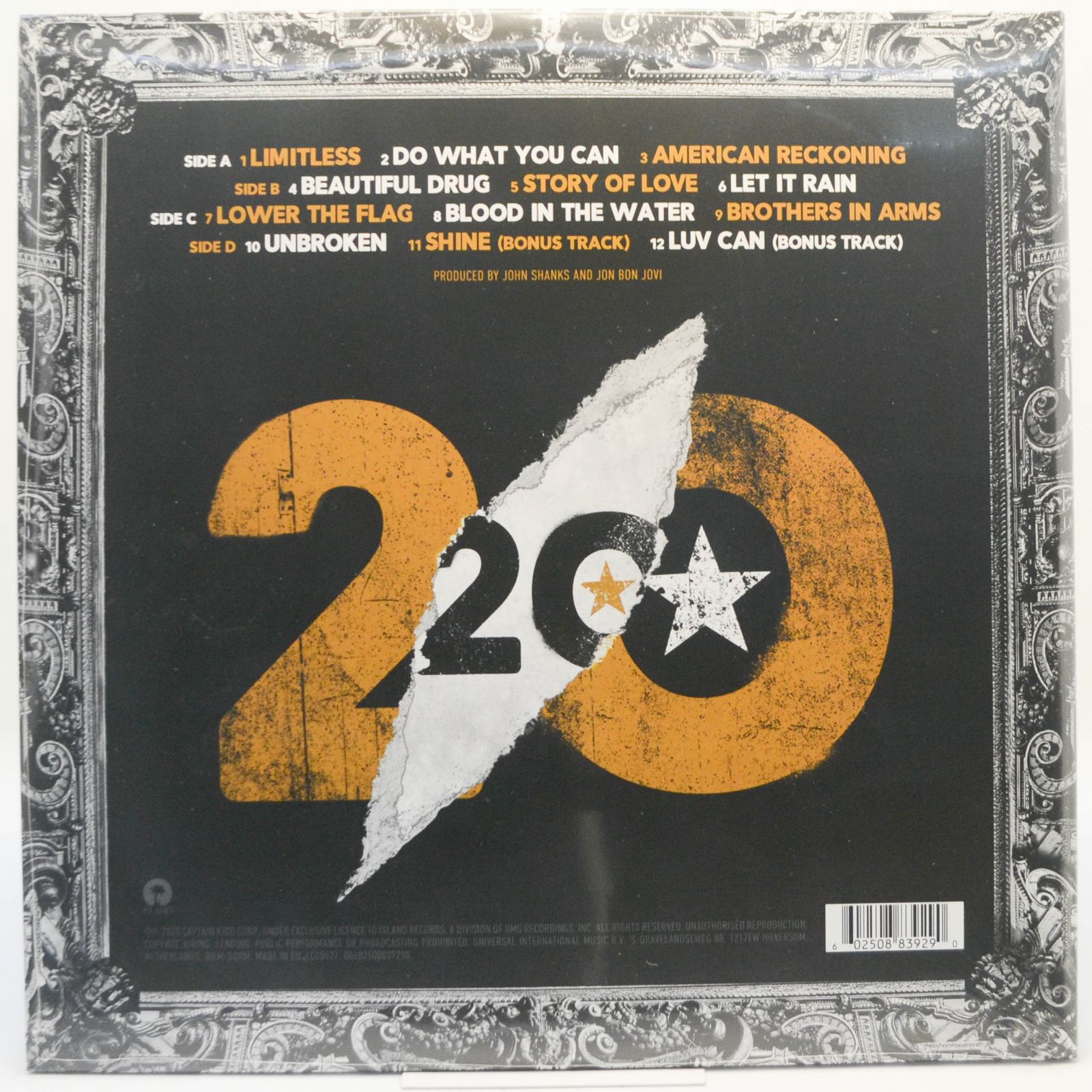 Bon Jovi — 2020 (2LP), 2021