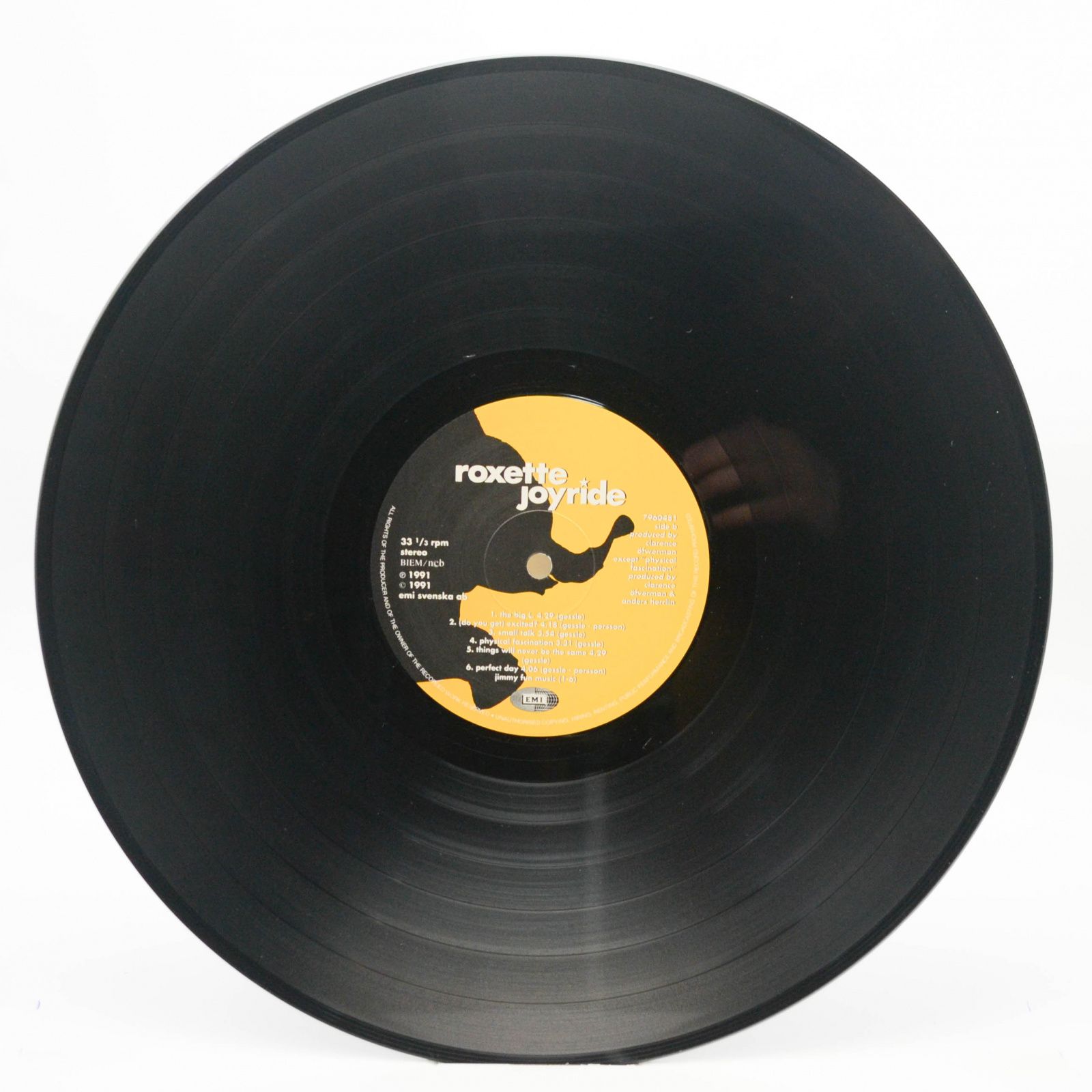 Roxette — Joyride (Sweden), 1991