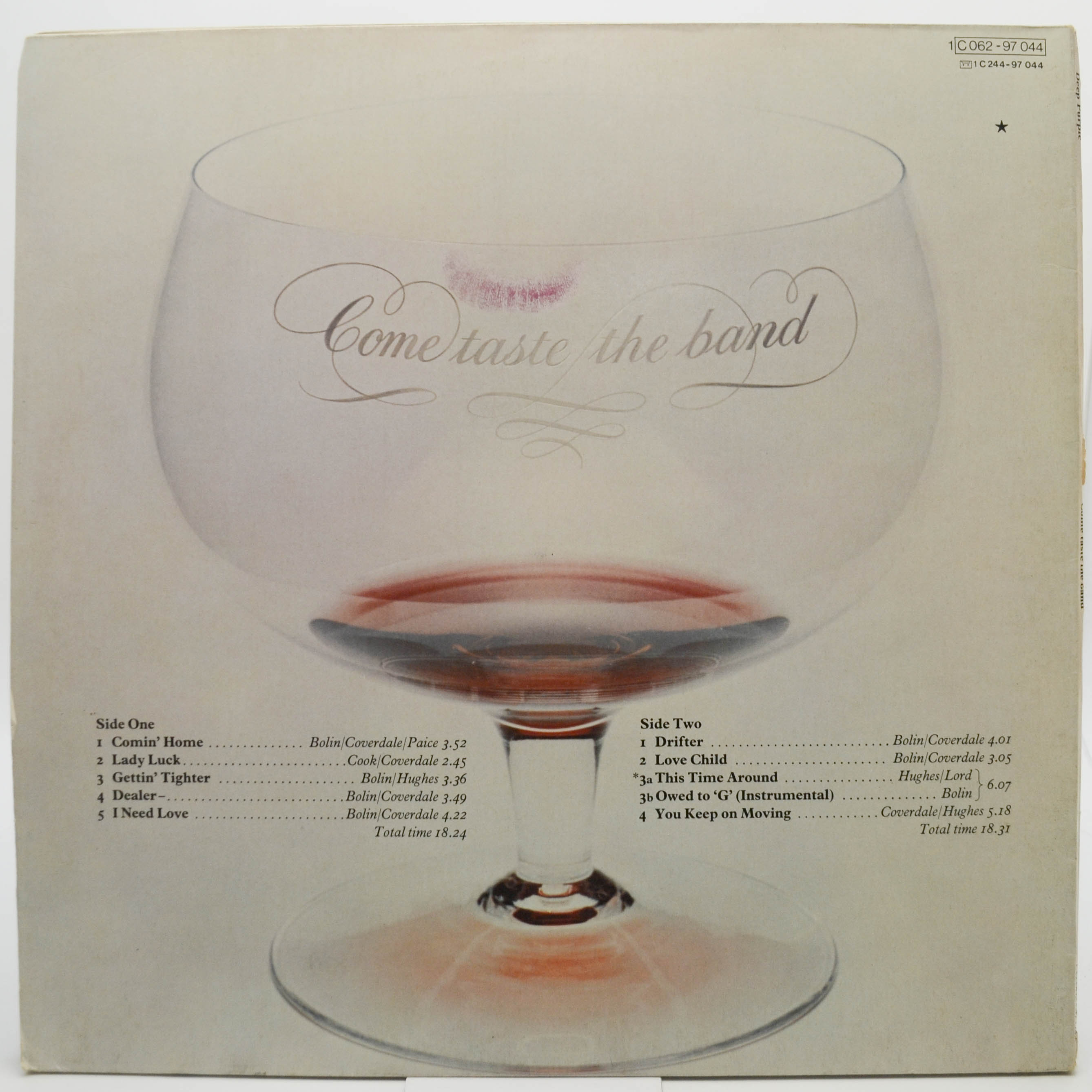 Deep Purple — Come Taste The Band, 1975