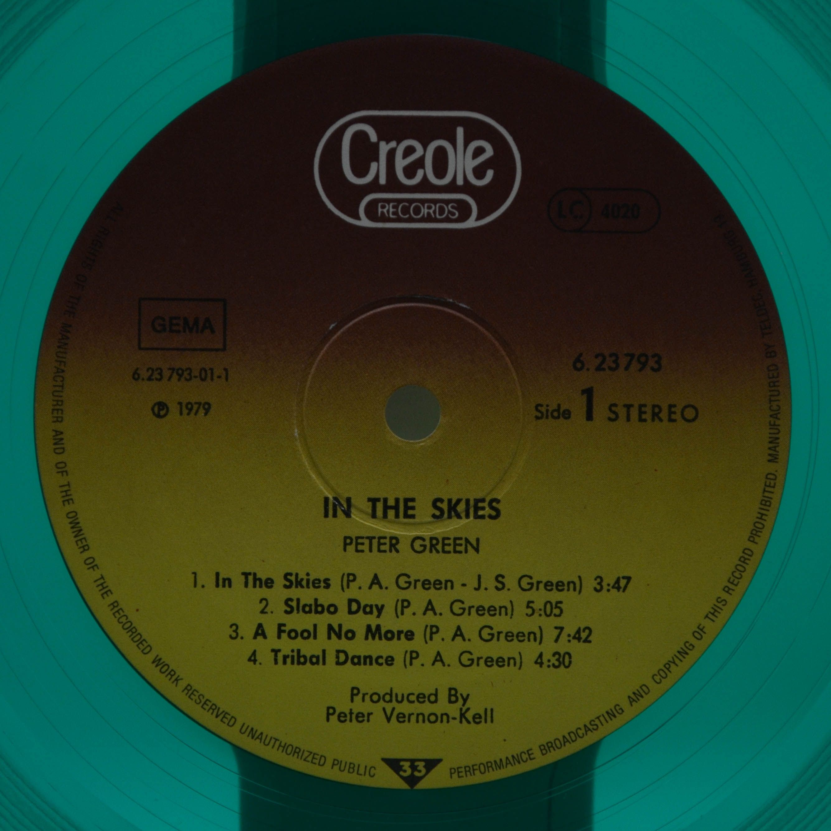 Peter Green — In The Skies, 1979