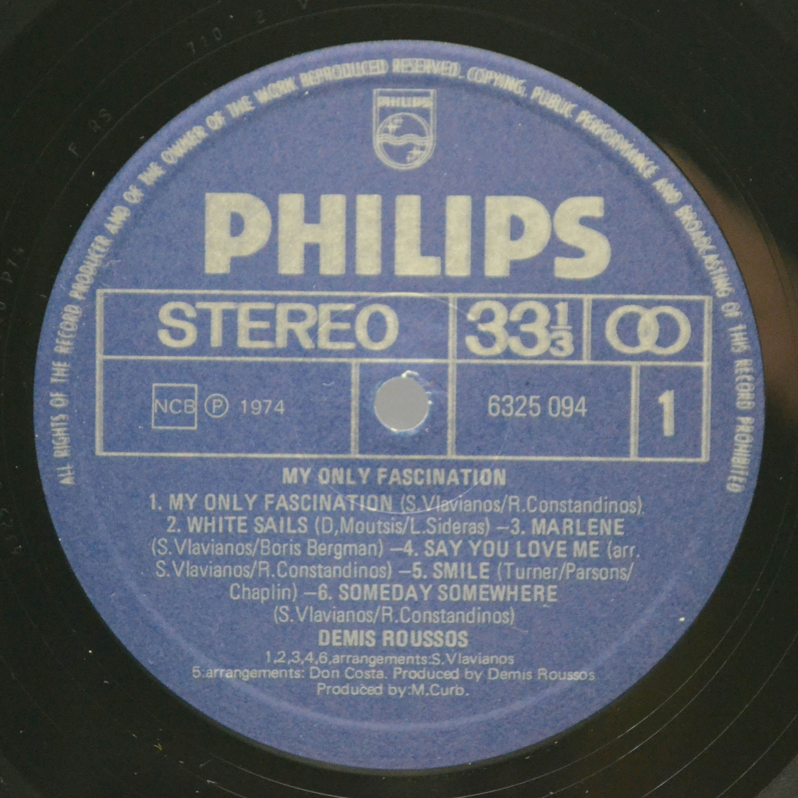 Démis Roussos — My Only Fascination, 1974