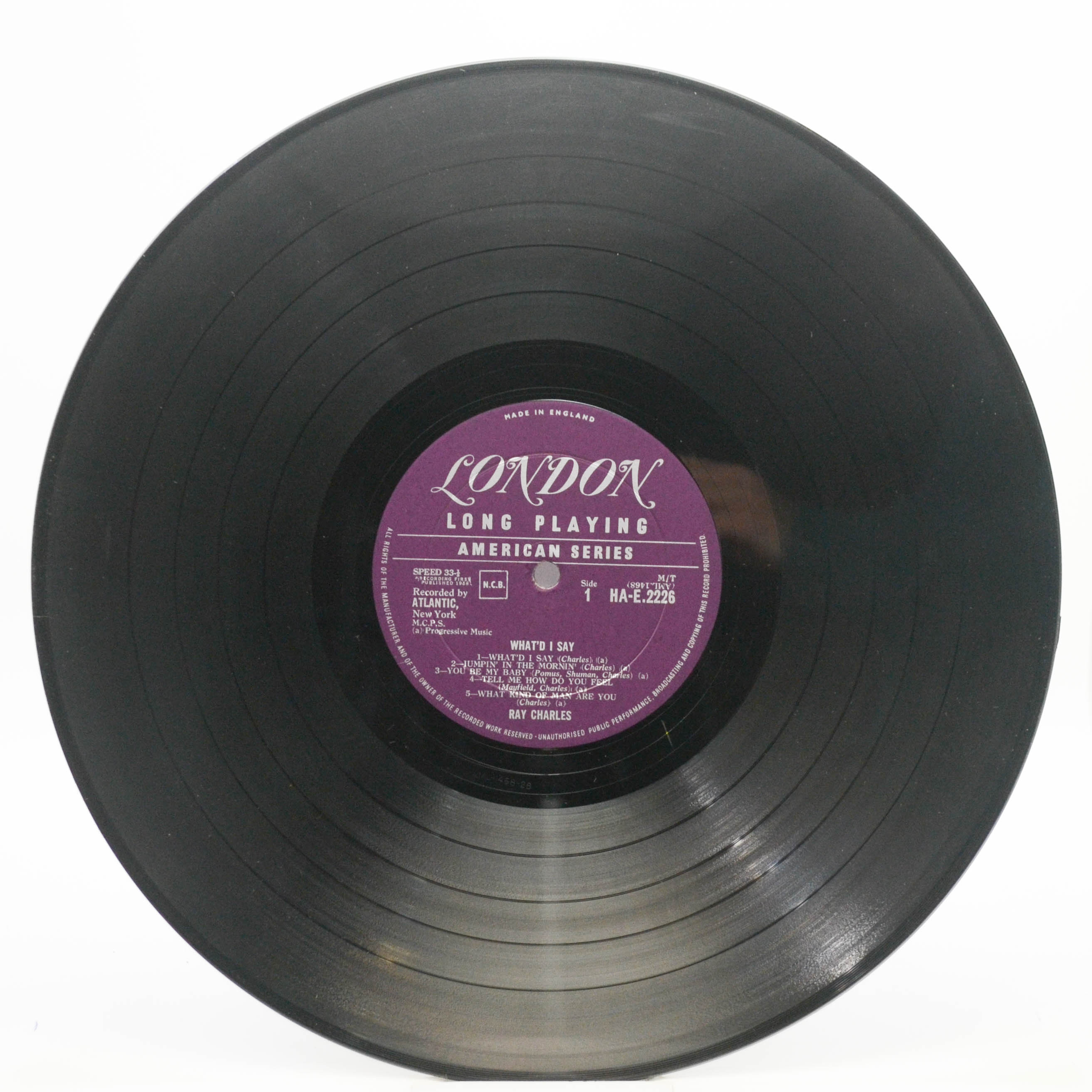 Ray Charles — What'd I Say (UK), 1959