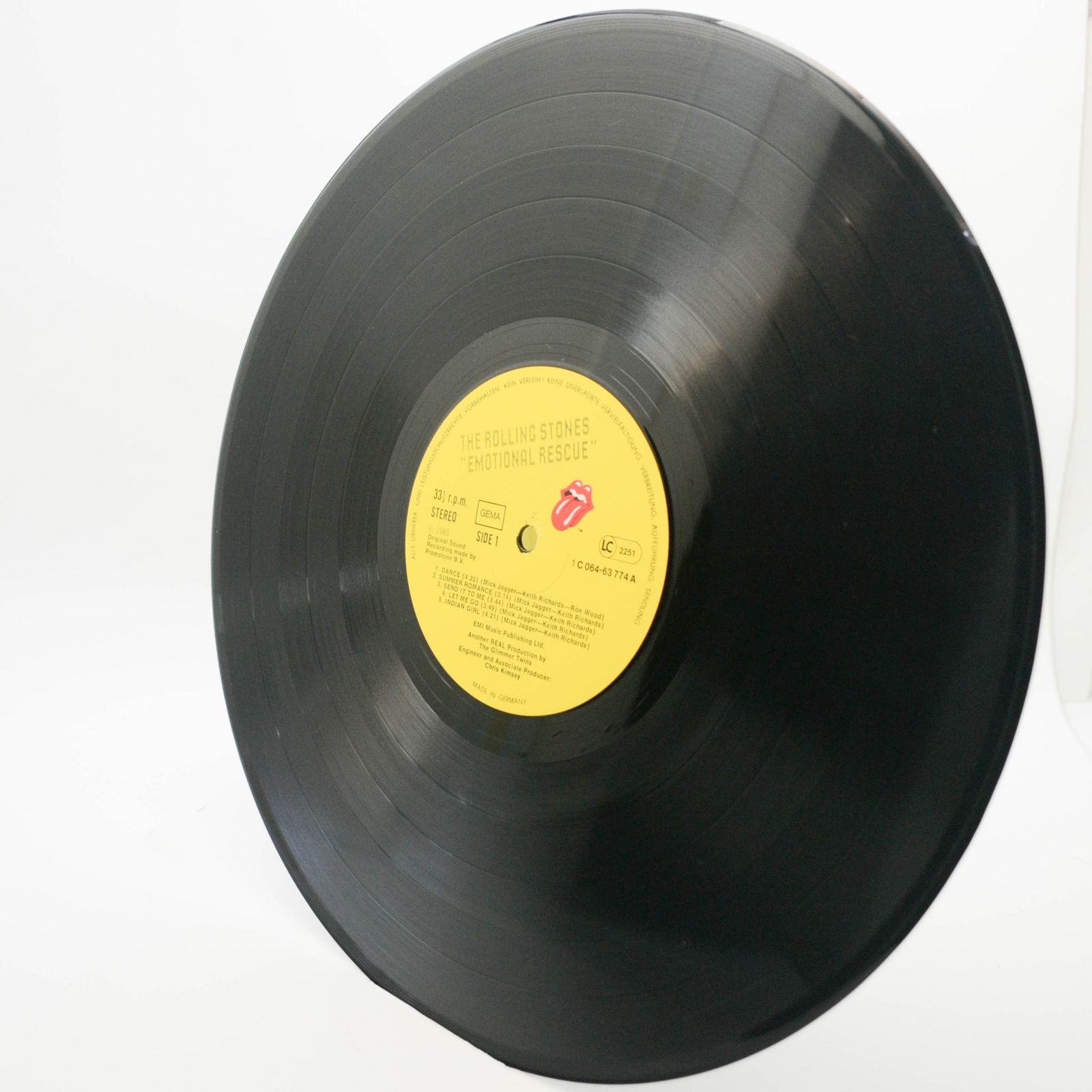 Rolling Stones — Emotional Rescue (poster), 1980