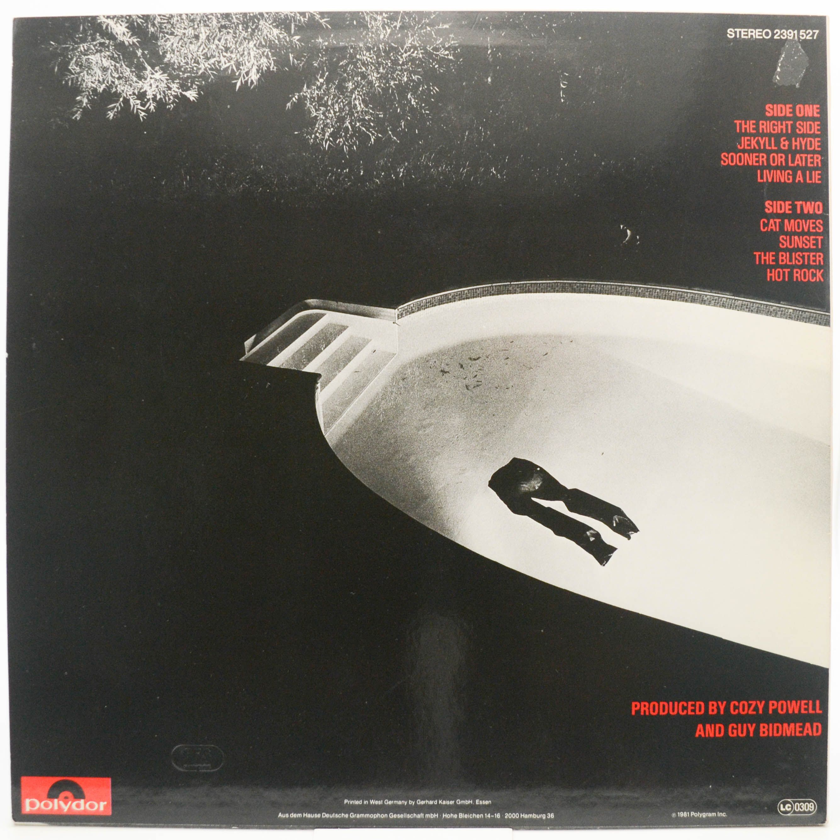 Виниловая пластинка Cozy Powell — Tilt, 1981
