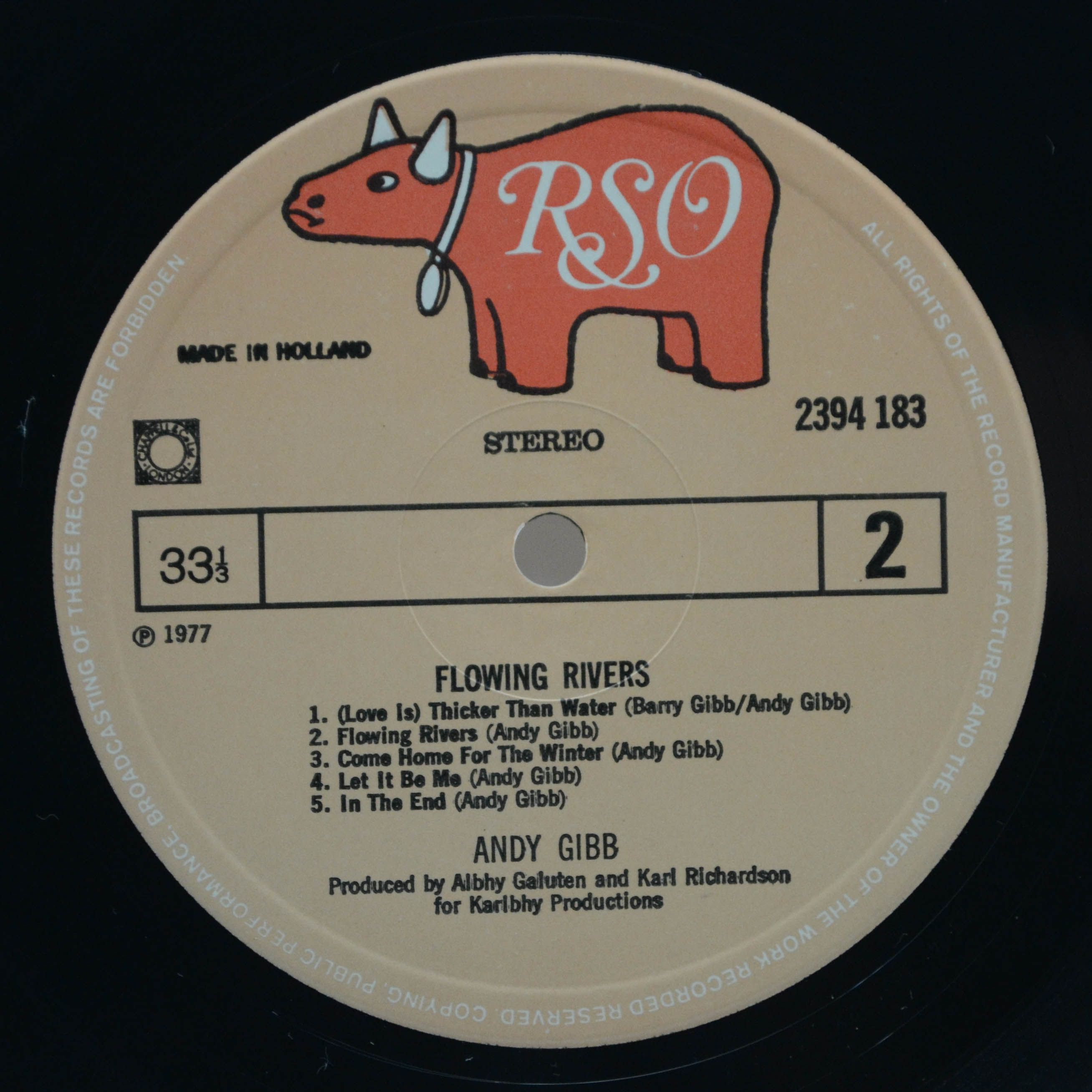 Andy Gibb — Flowing Rivers, 1977