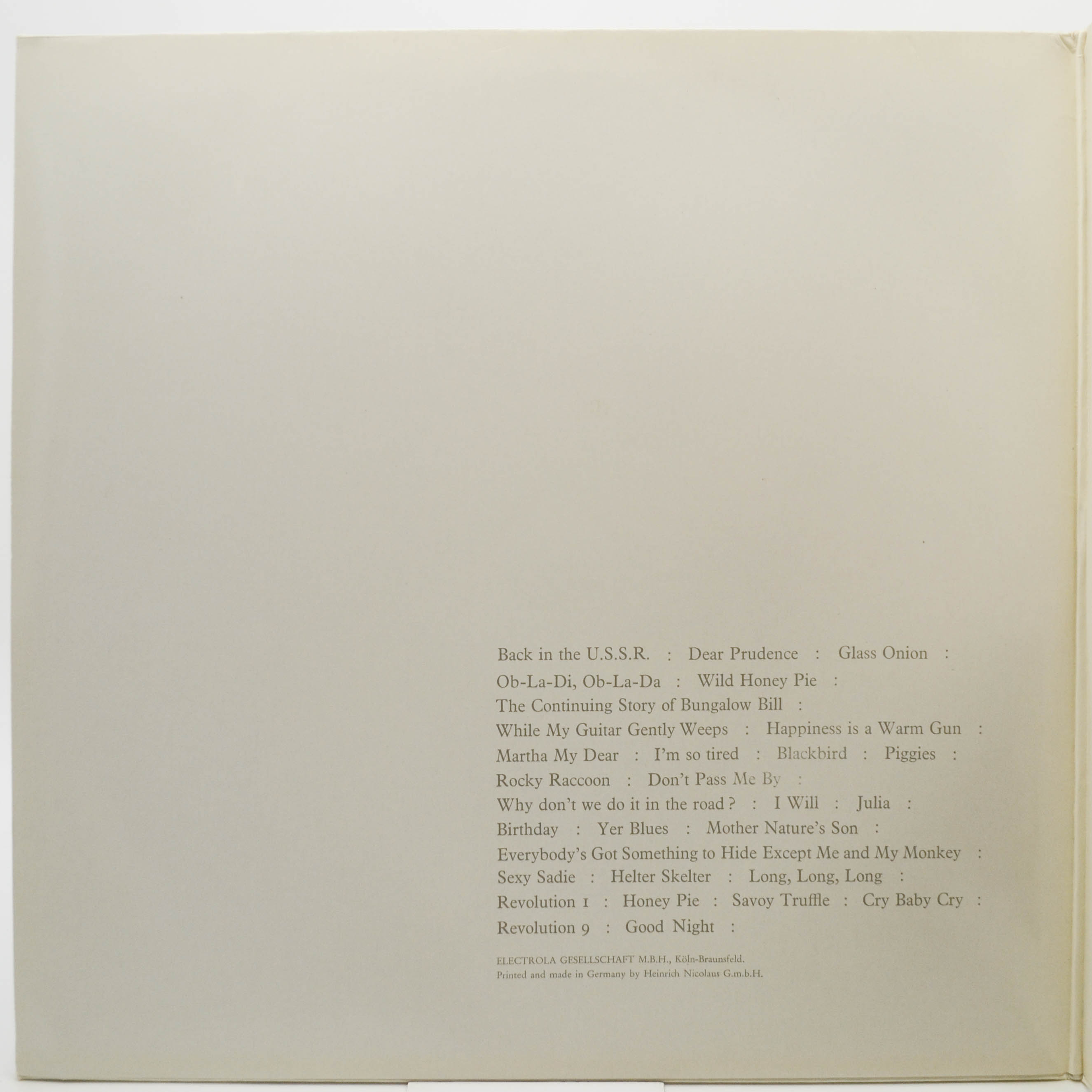 Beatles — The Beatles (2LP, 4 photos, poster), 1968