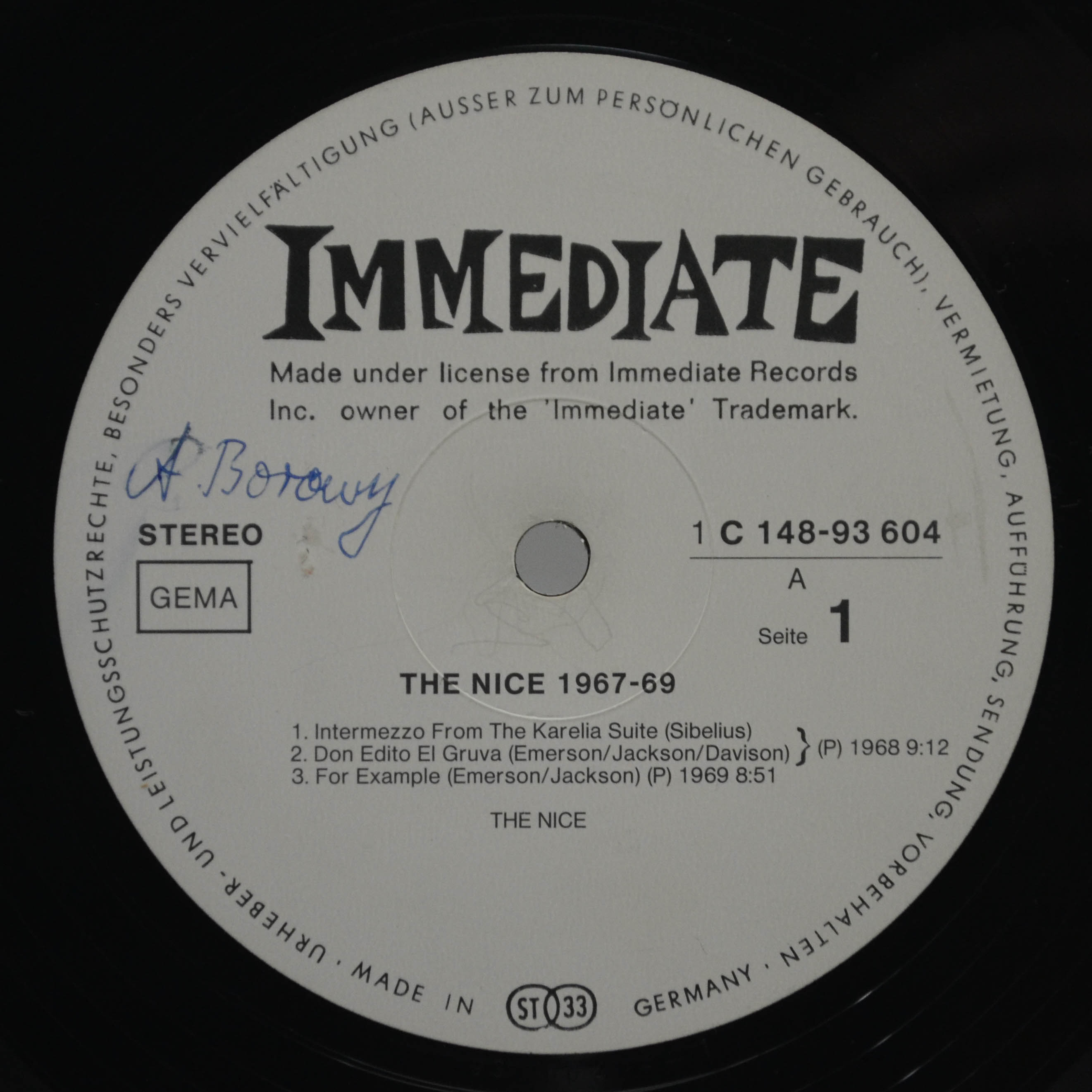 Nice — 1967-69 (2LP), 1972