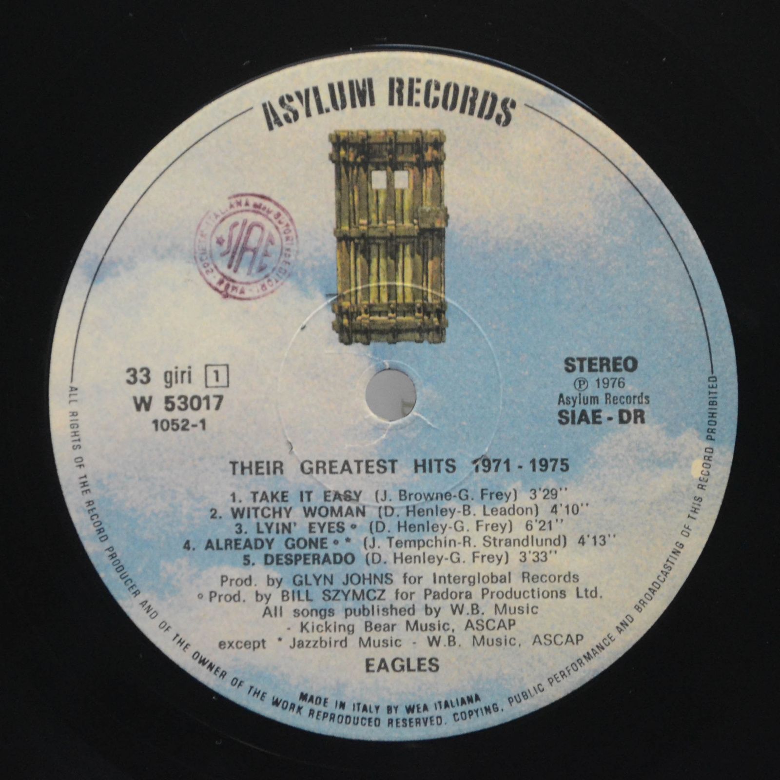 Eagles — Their Greatest Hits 1971-1975, 1976