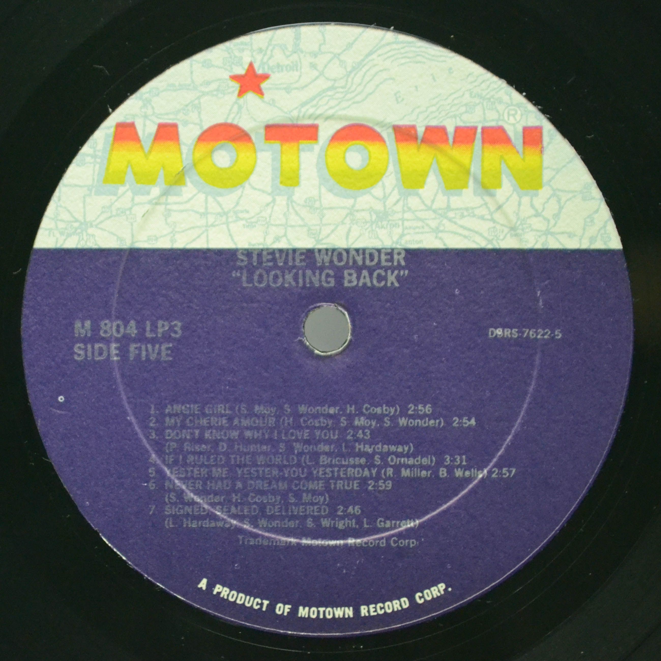 Виниловая пластинка Stevie Wonder — Looking Back (3LP, USA), 1974