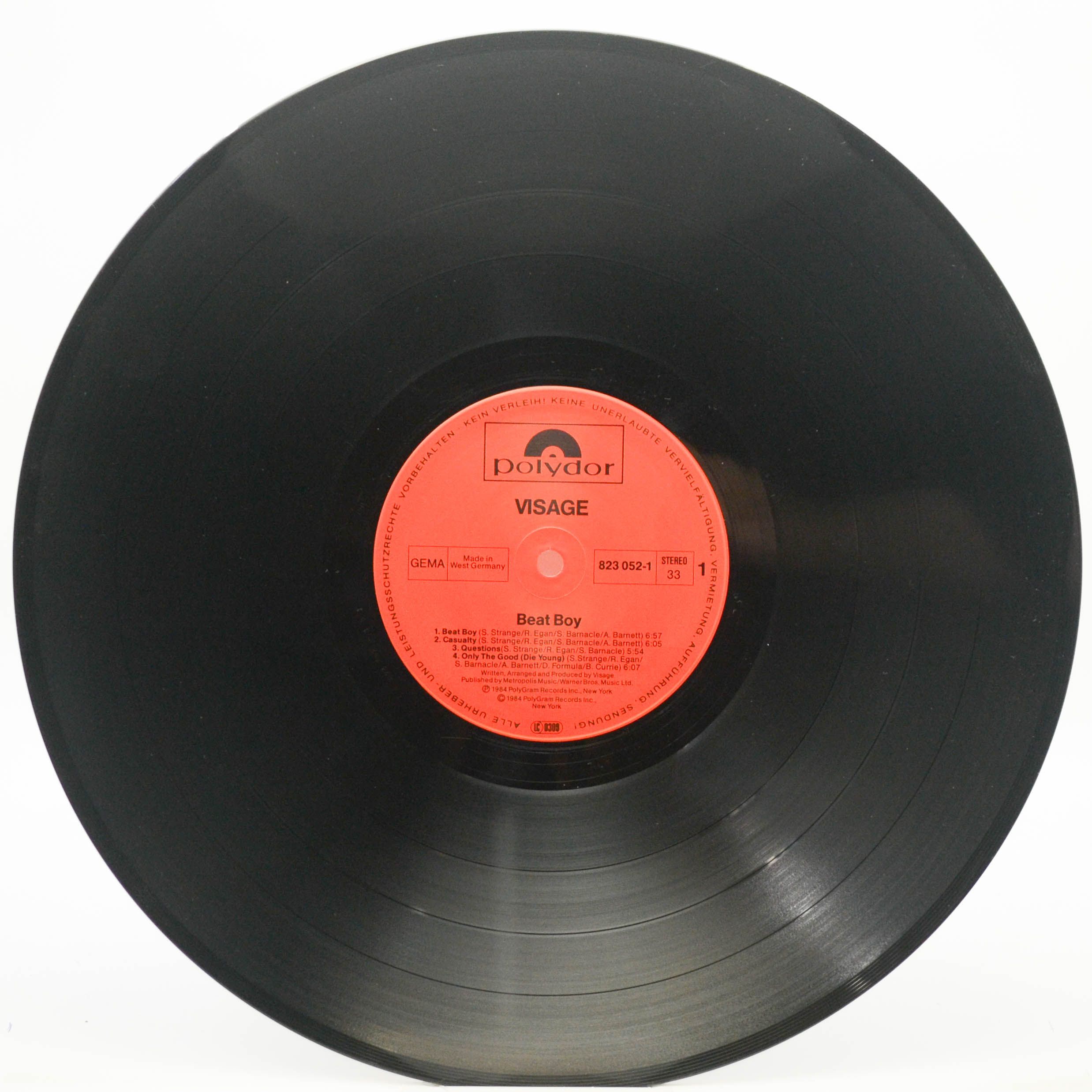 Виниловая пластинка Visage — Beat Boy, 1984