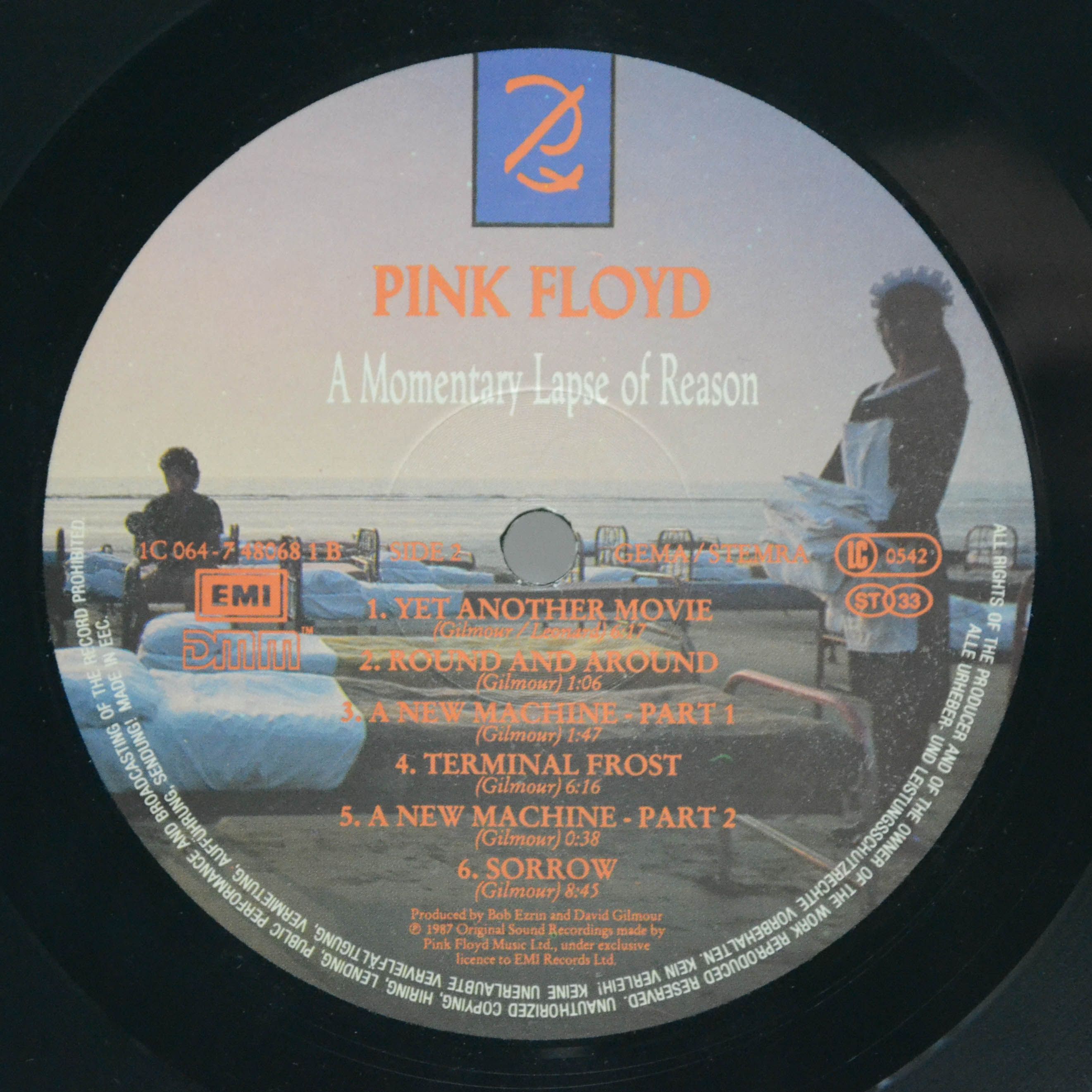 Виниловая пластинка Pink Floyd — A Momentary Lapse Of Reason, 1987