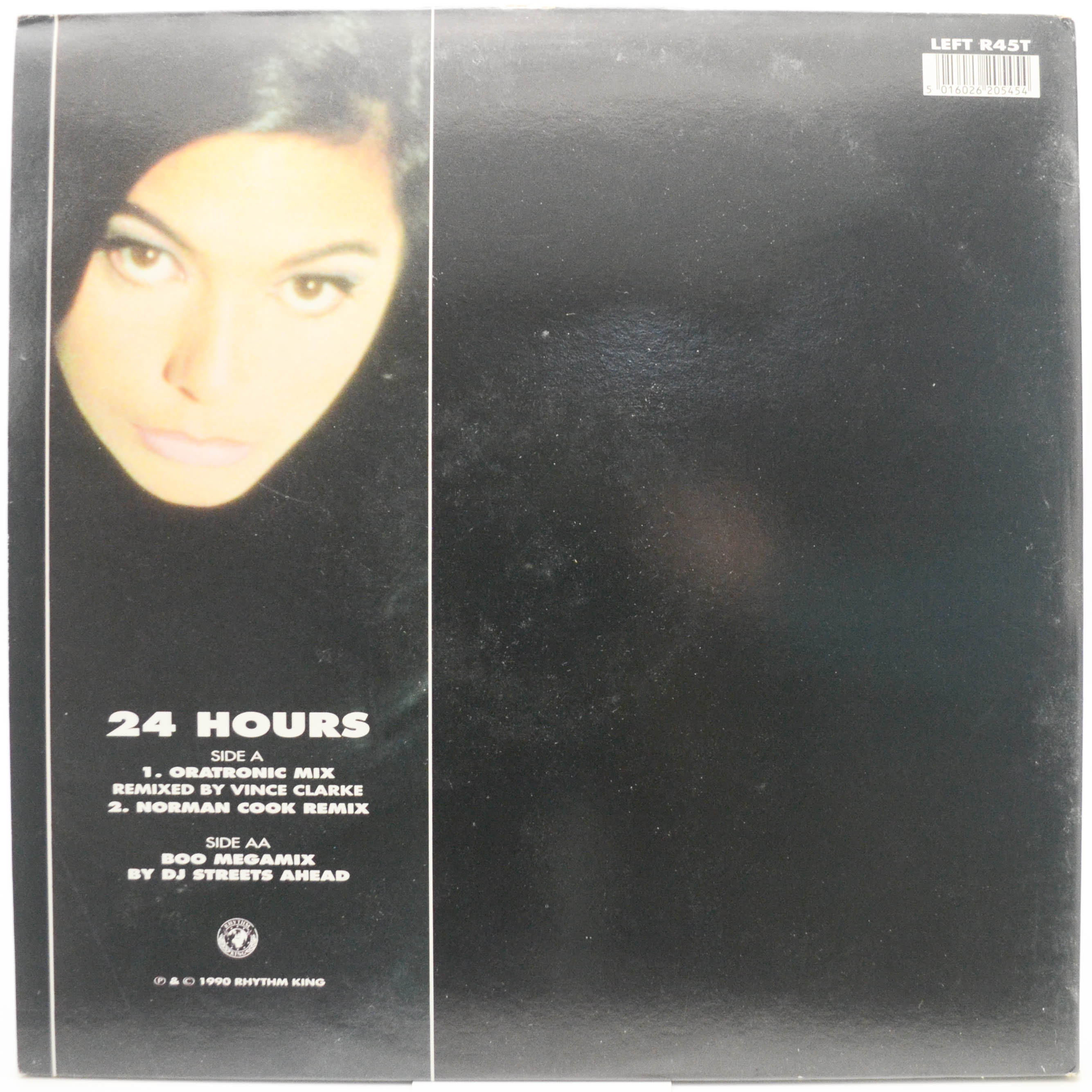 Виниловая пластинка Betty Boo — 24 Hours (The Remixes) (UK), 1990